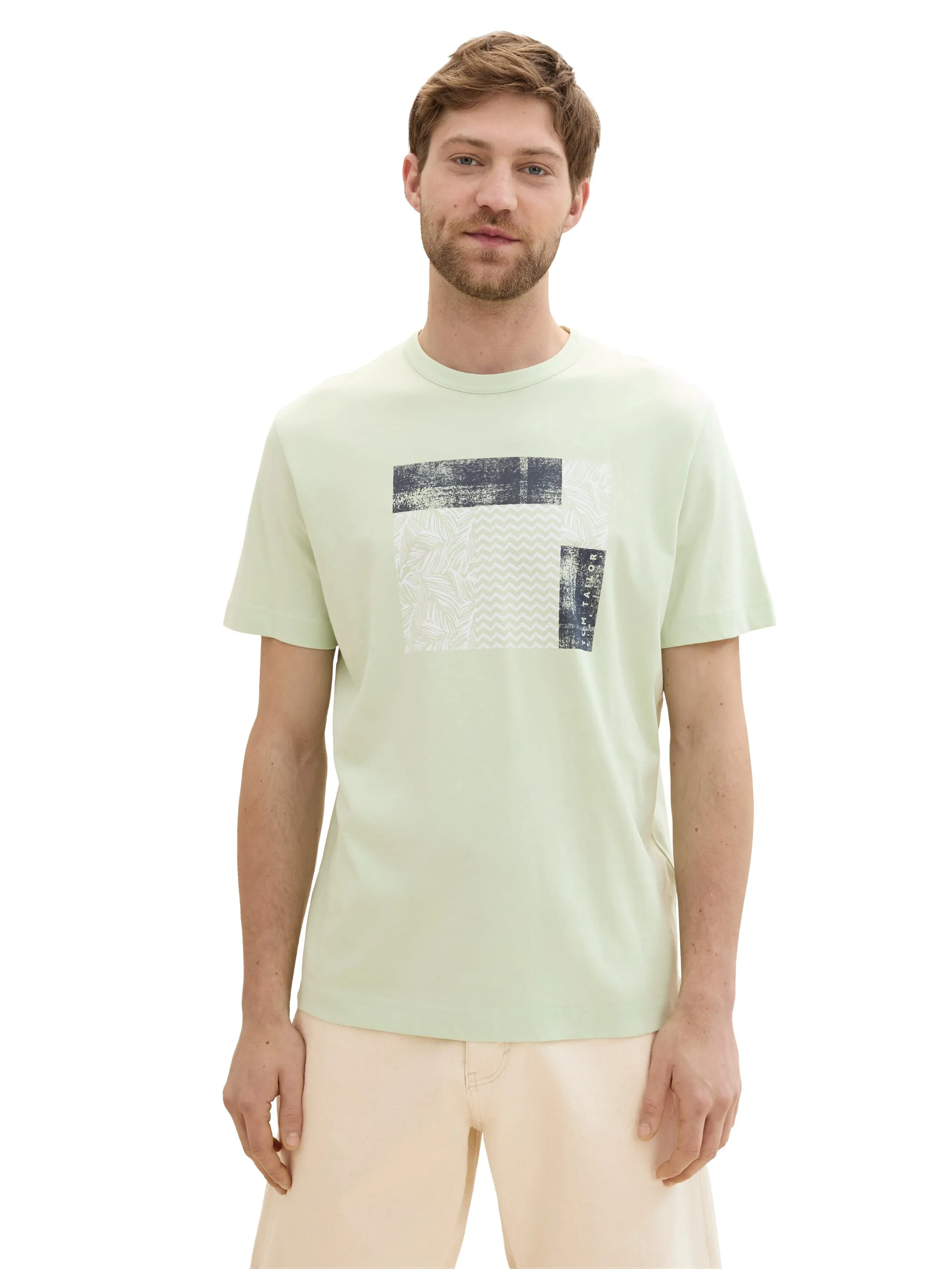 Tom Tailor 1041793 printed t-shirt Grün 895690 35169 2