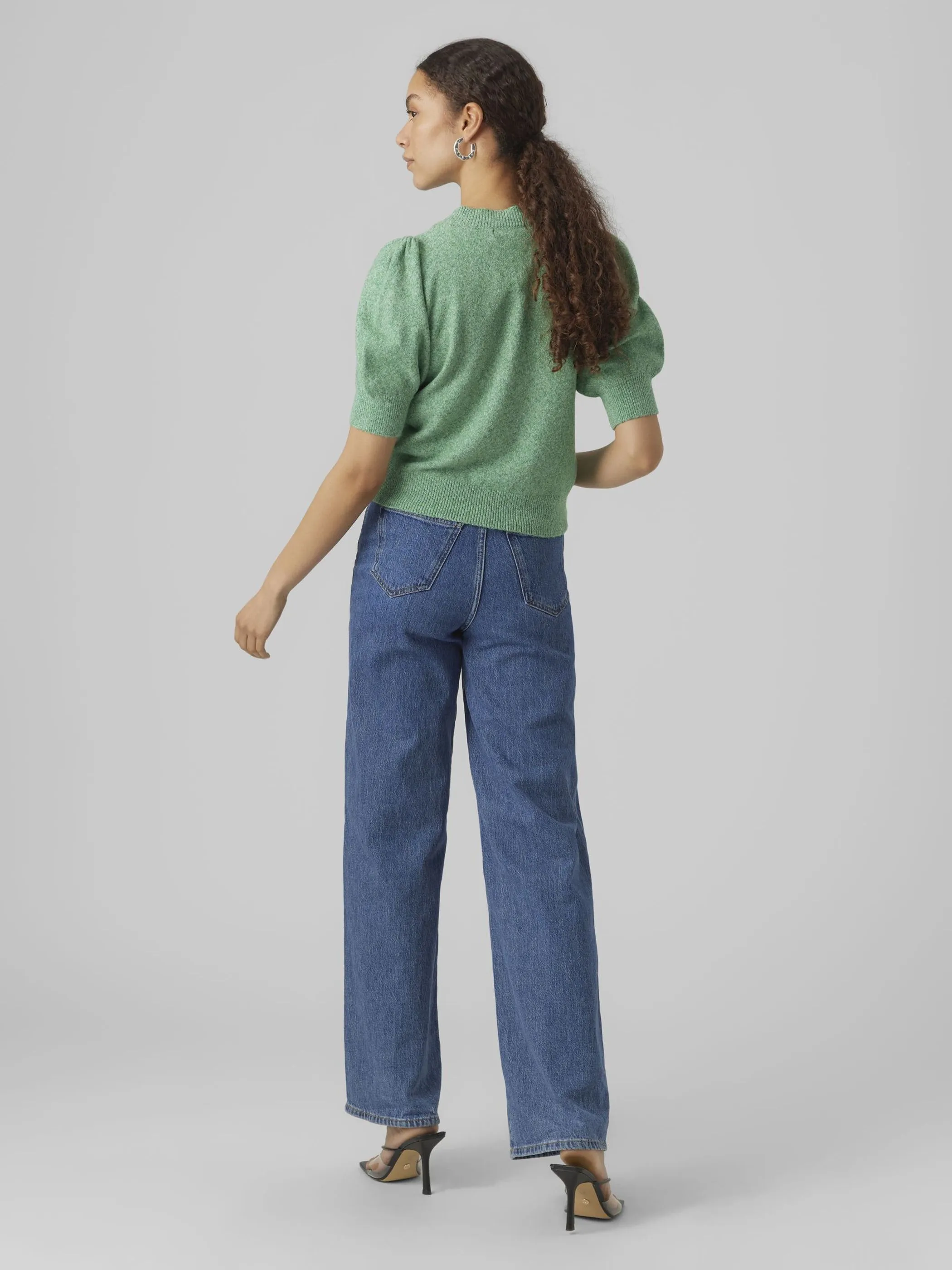 Vero Moda 10278313 VMDOFFY 2/4 O-NECK PU Grün 888449 175609001 2 Vero Moda 10278313 VMDOFFY 2/4 O-NECK PU Grün 888449 175609001 2