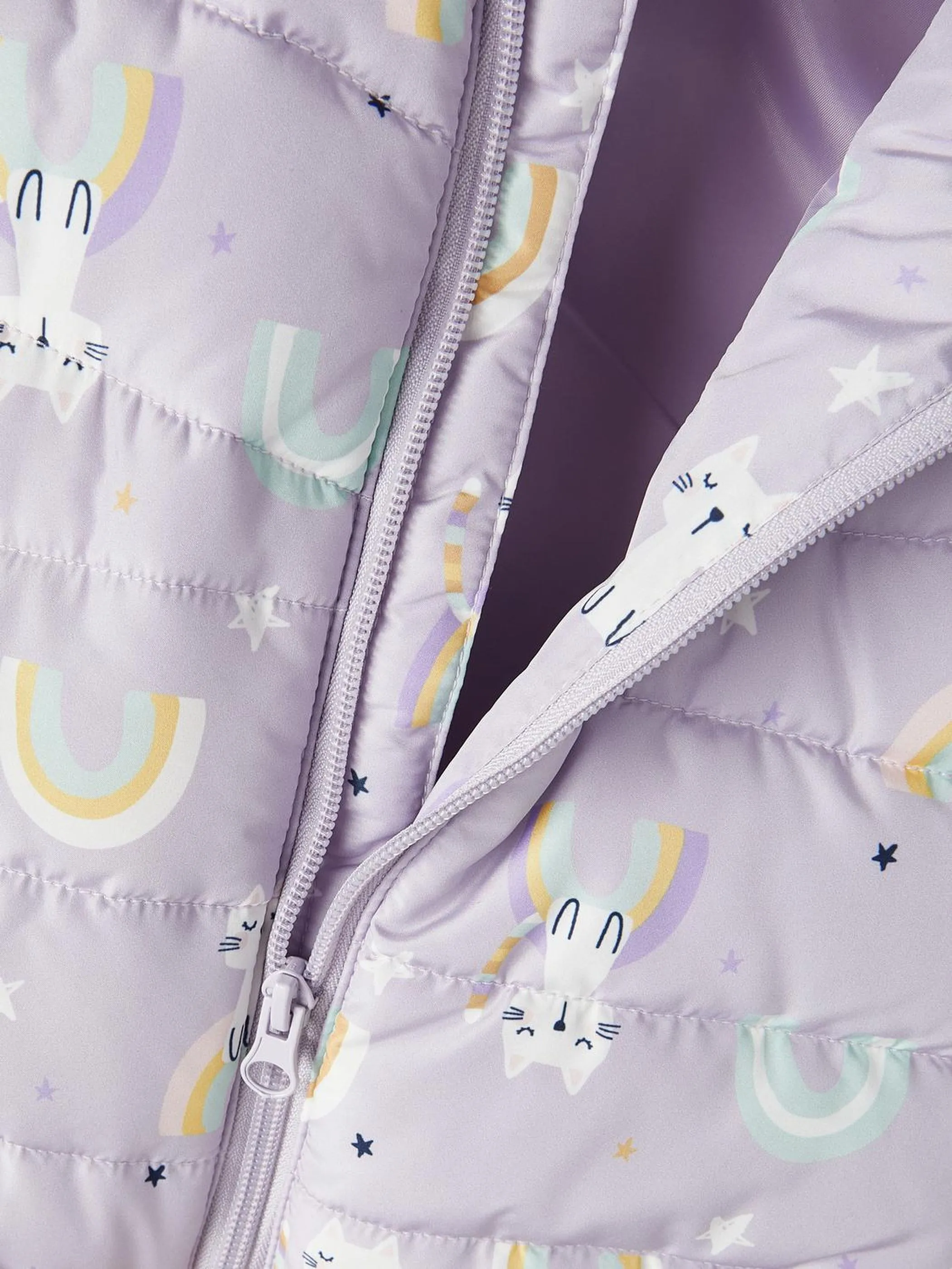 name it 13211739 NMFMYLANE VEST RAINBO Lila 873483 233615 3