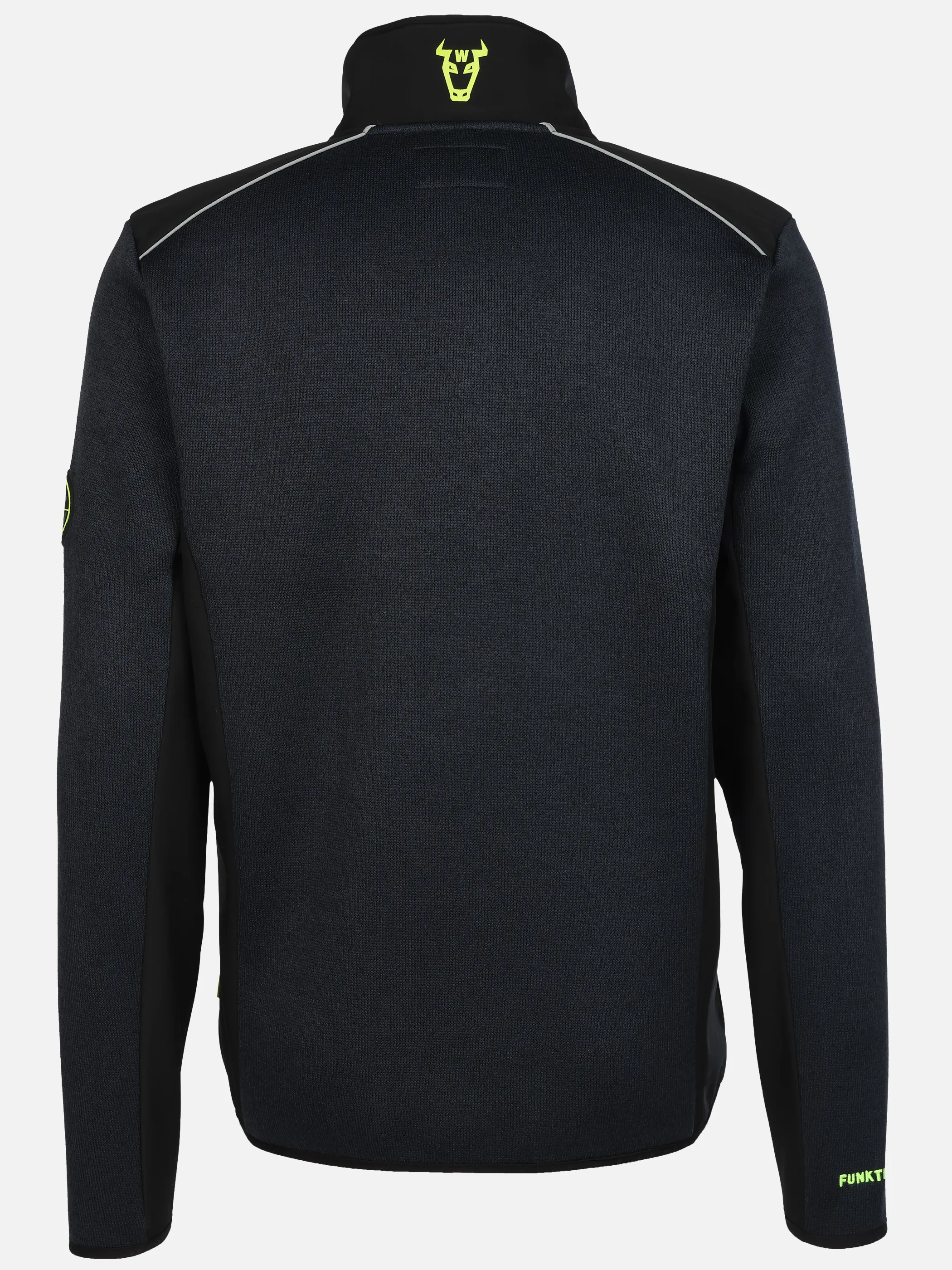 Worker He. Strickfleecejacke neon Blau 929263 NAVY 2