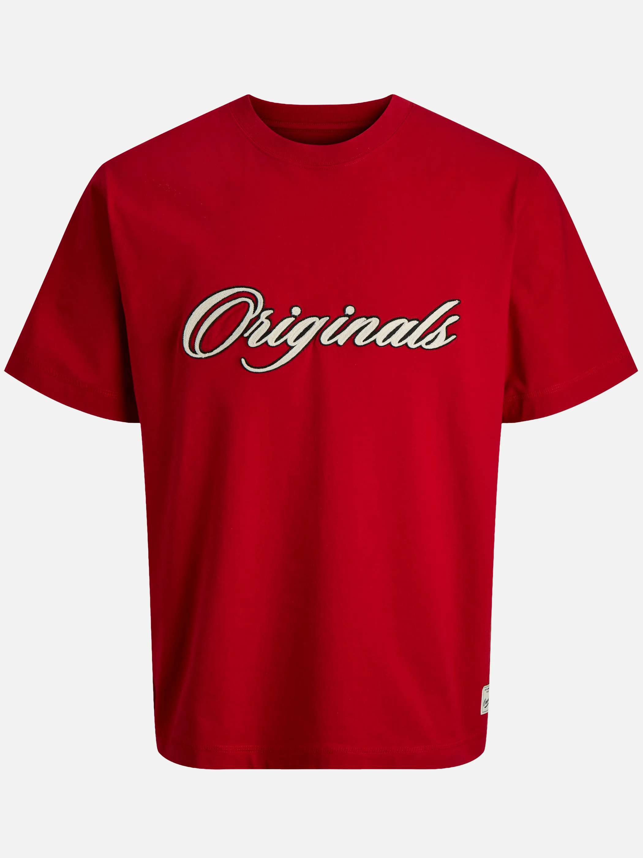 Jack&Jones Junior 12293118 JORNANTUCKET EMB TEE Rot 924467 177218 4