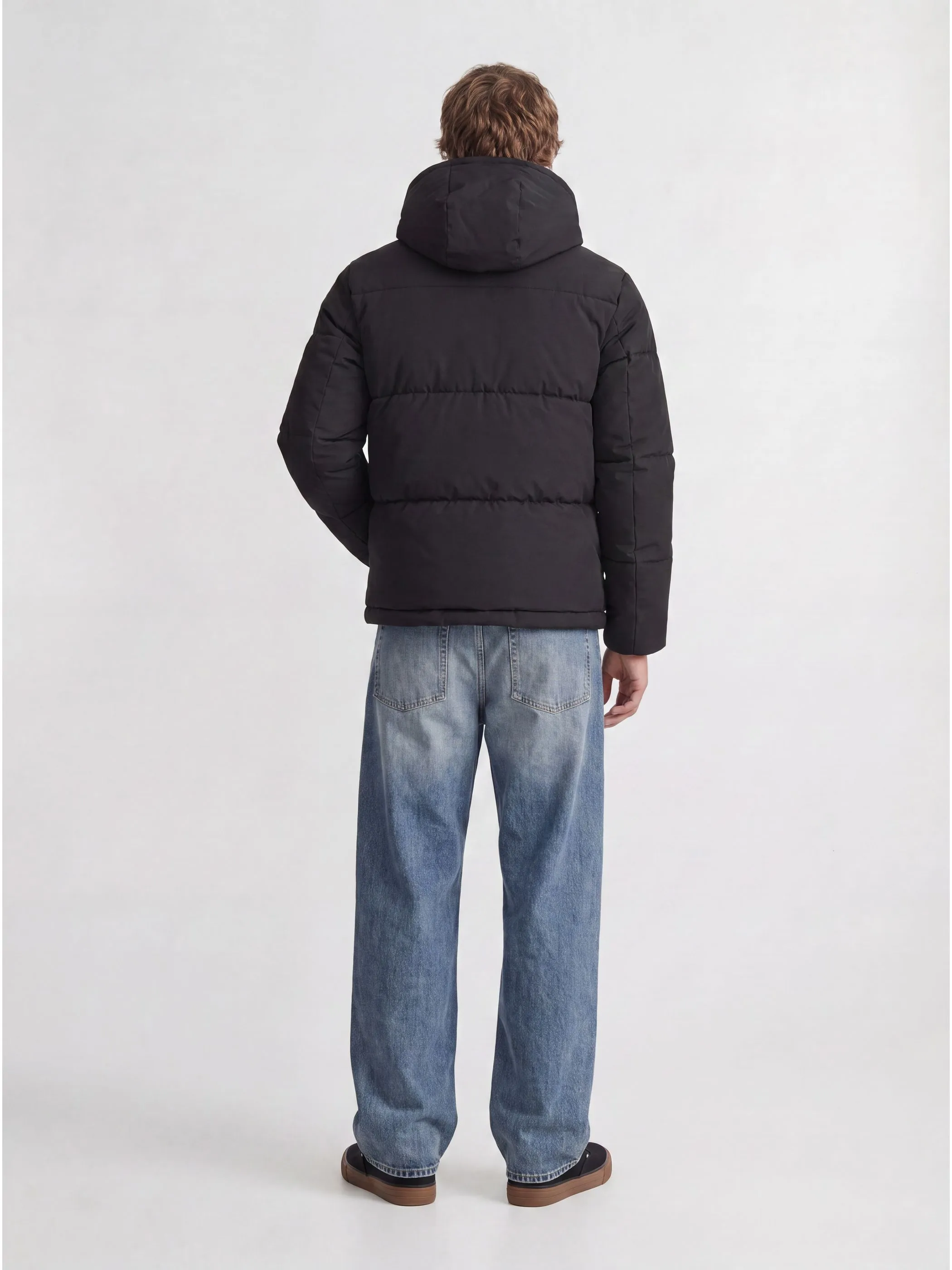 Jack Jones 12303930 JJGALAXY PUFFER JACKE Schwarz 930733 178012 2