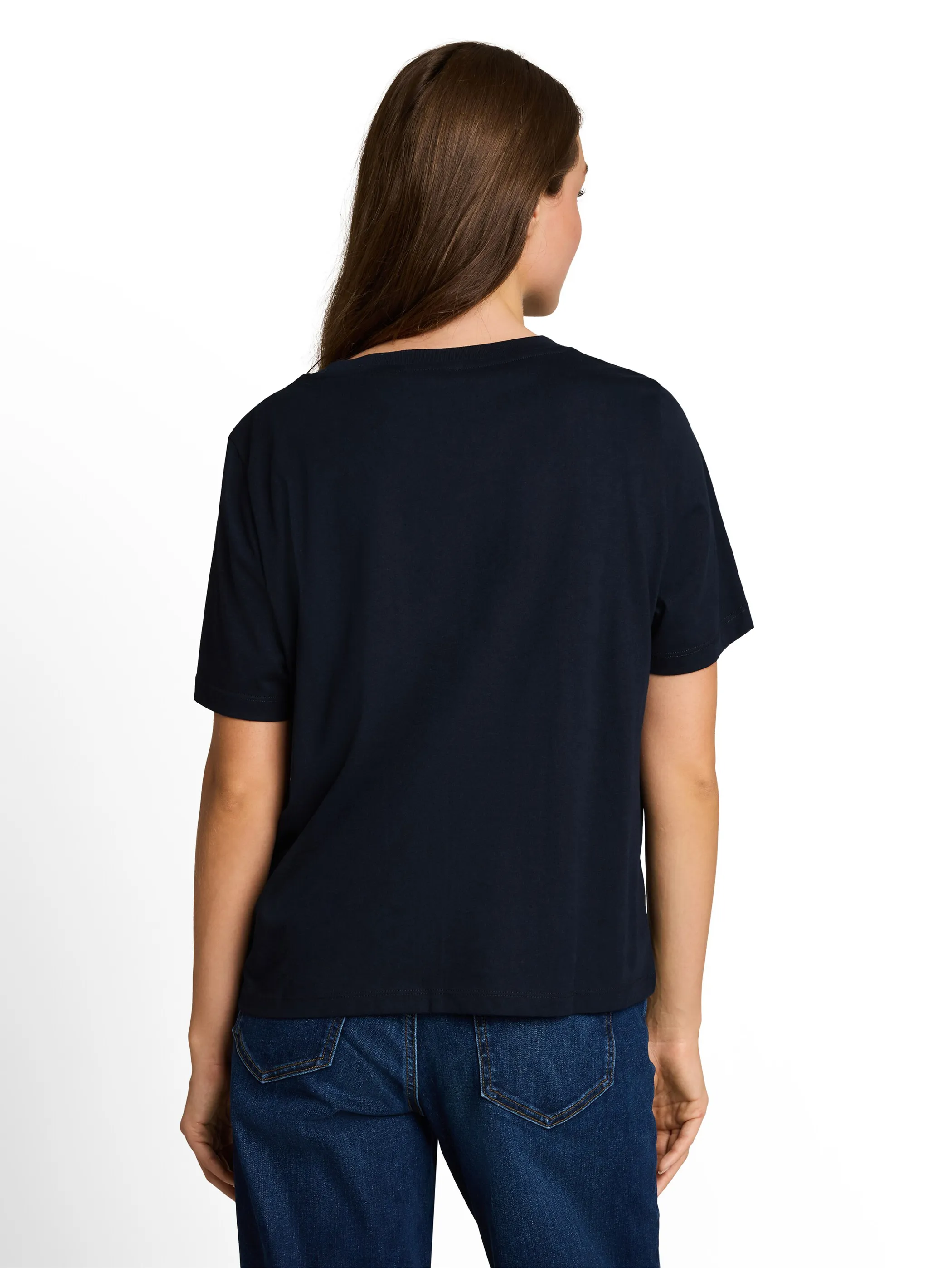 Tom Tailor 1053496 T-shirt crew neck frontprint peanuts Blau 934173 10668 2