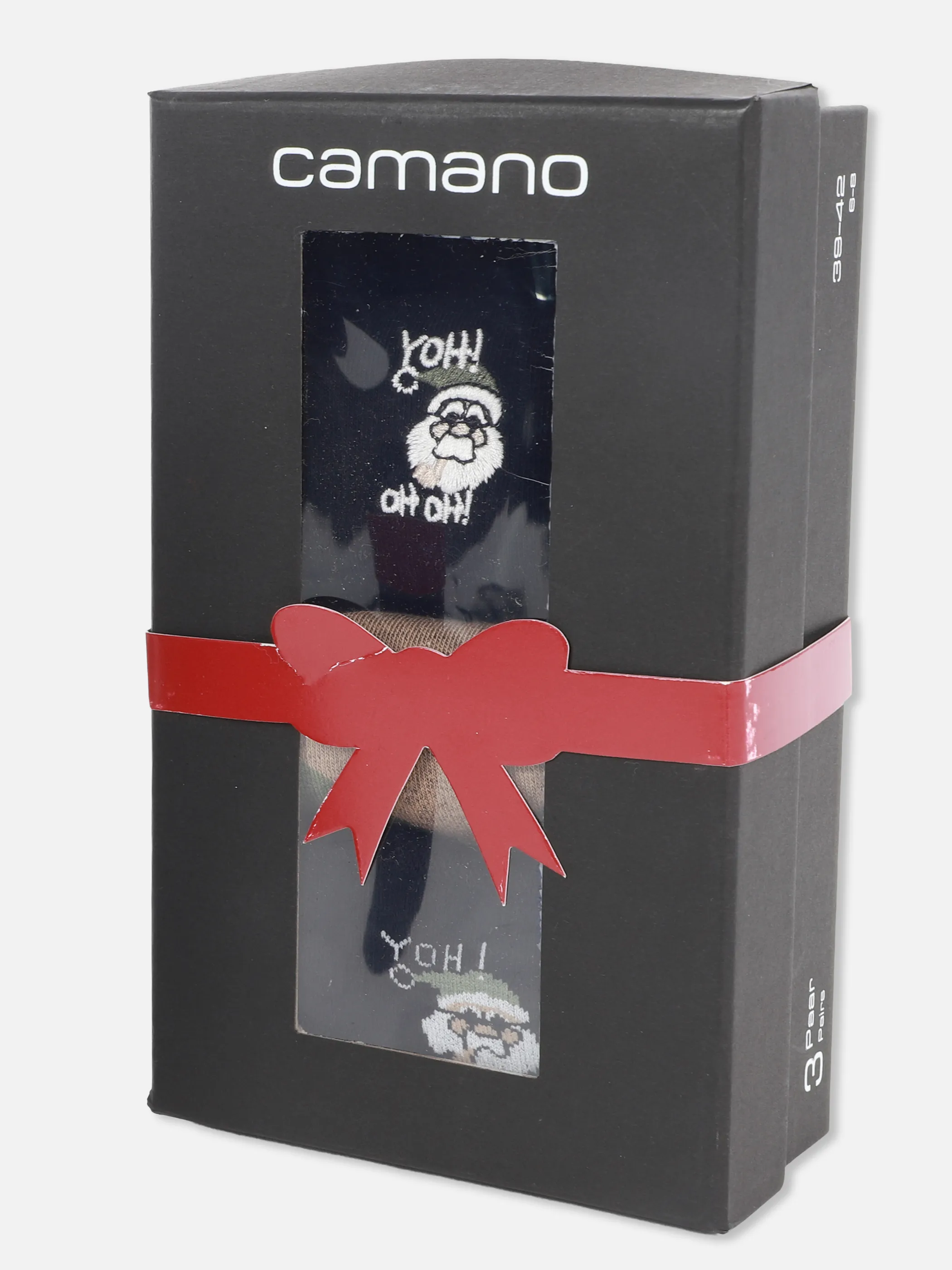 Camano 1104036 Men ca-soft christmas Schwarz 937190 9997 1