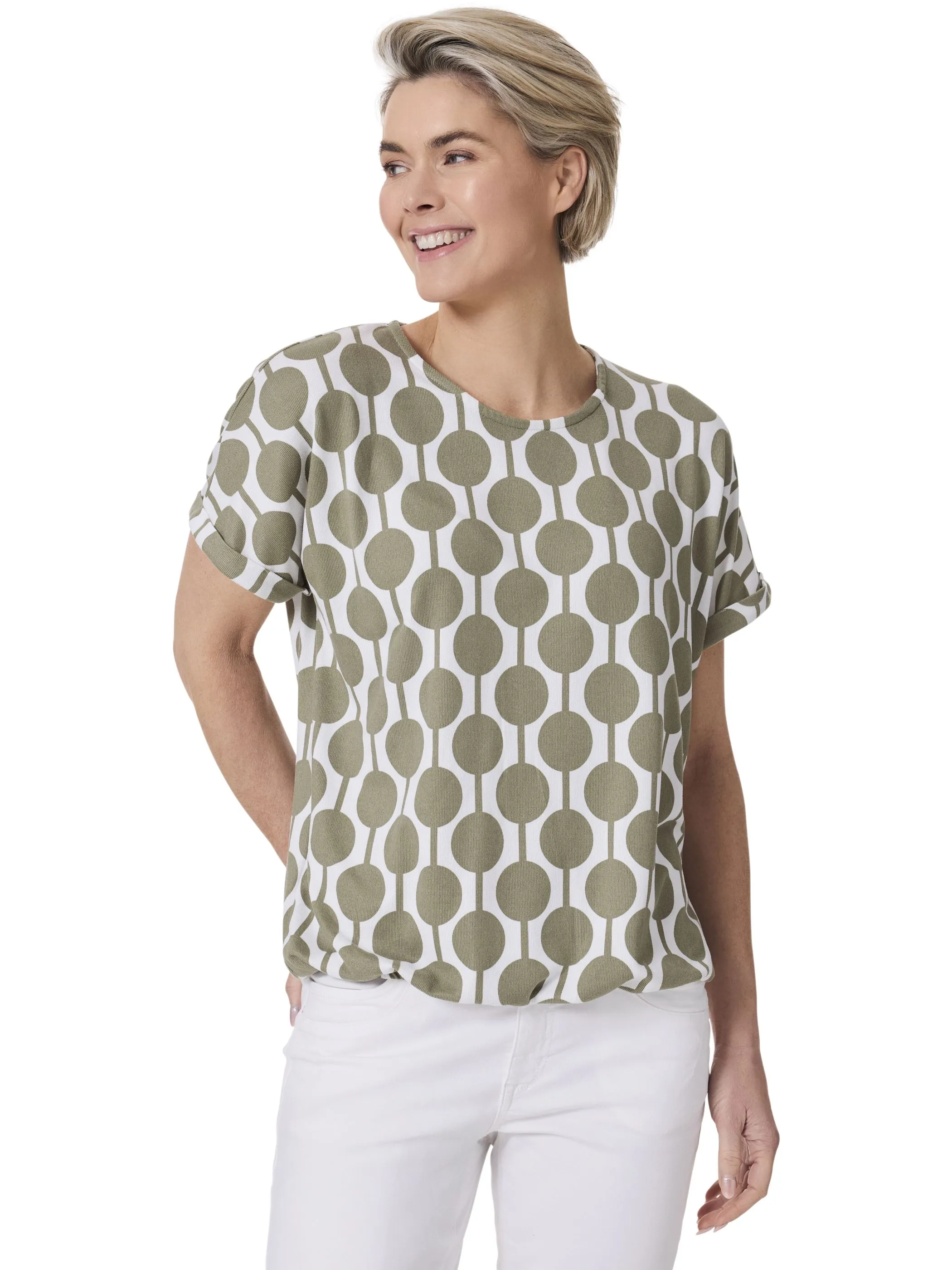 Stooker DOB 23160030009103 Da. T-Shirts / Grün 911338 9103 4