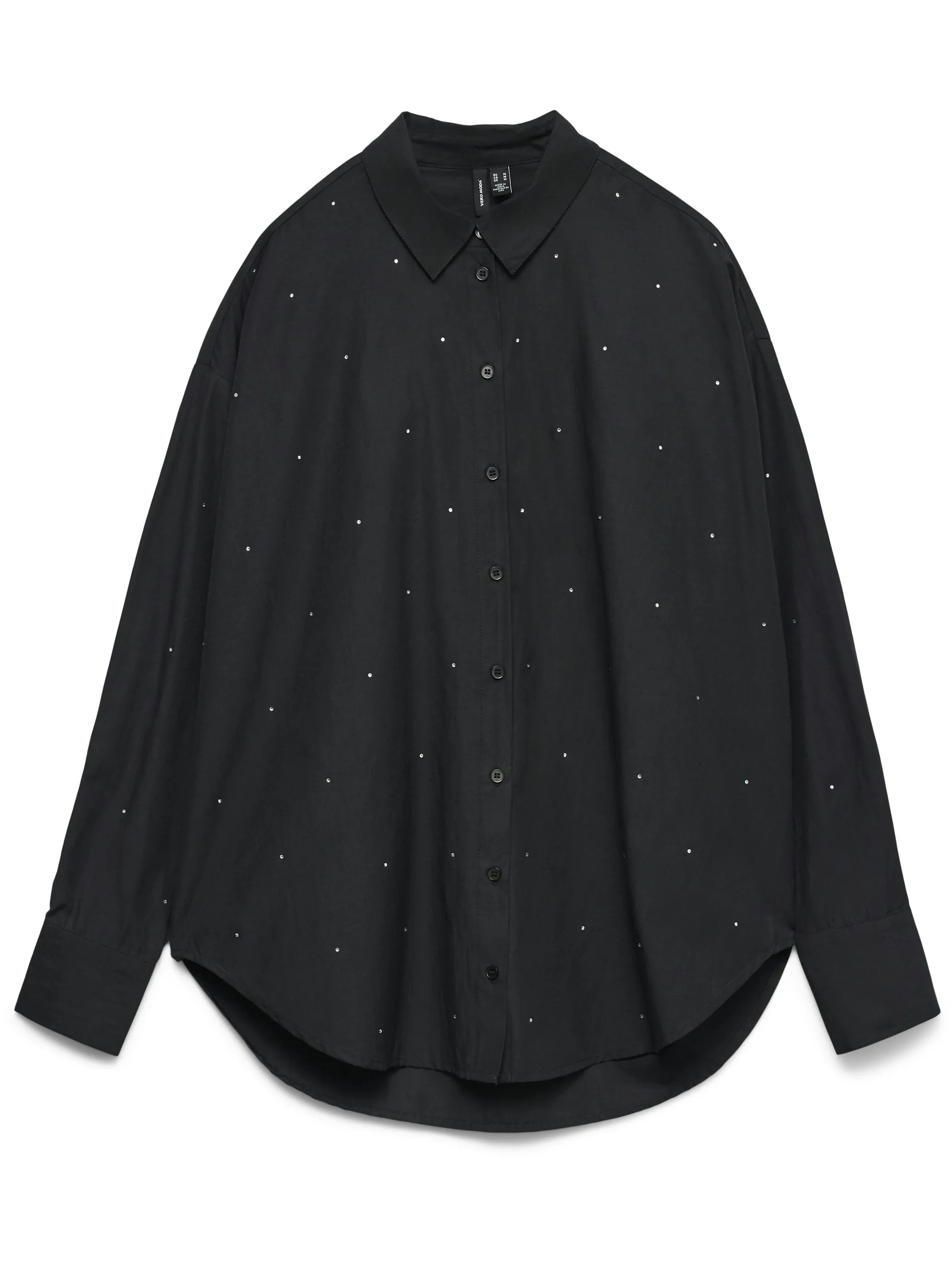 Vero Moda 10337791 VMFANNI RHINESTONE LS Schwarz 918345 177868001 1