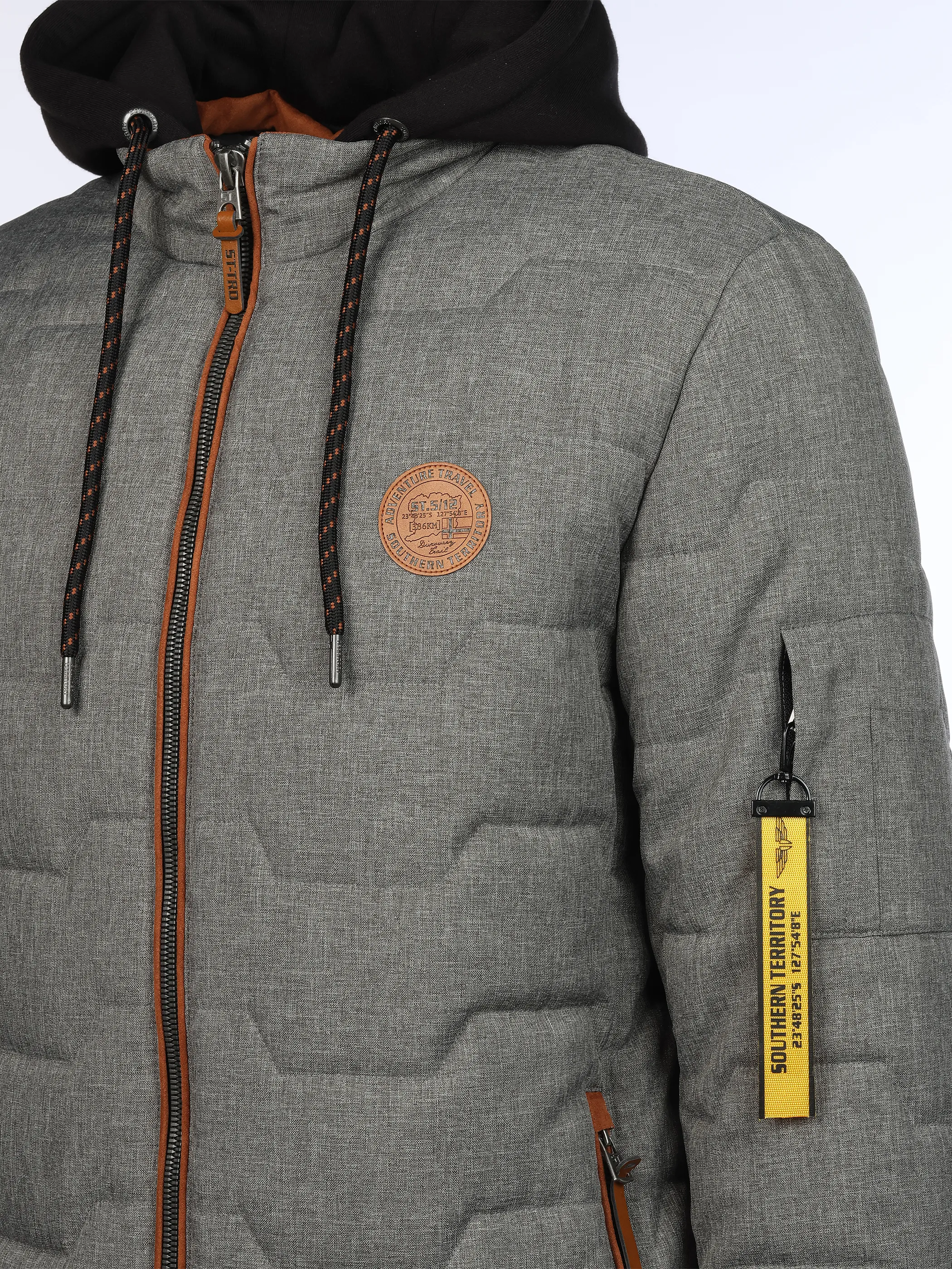 Southern Territory He. Steppjacke melange Silber 912700 SILVER 4