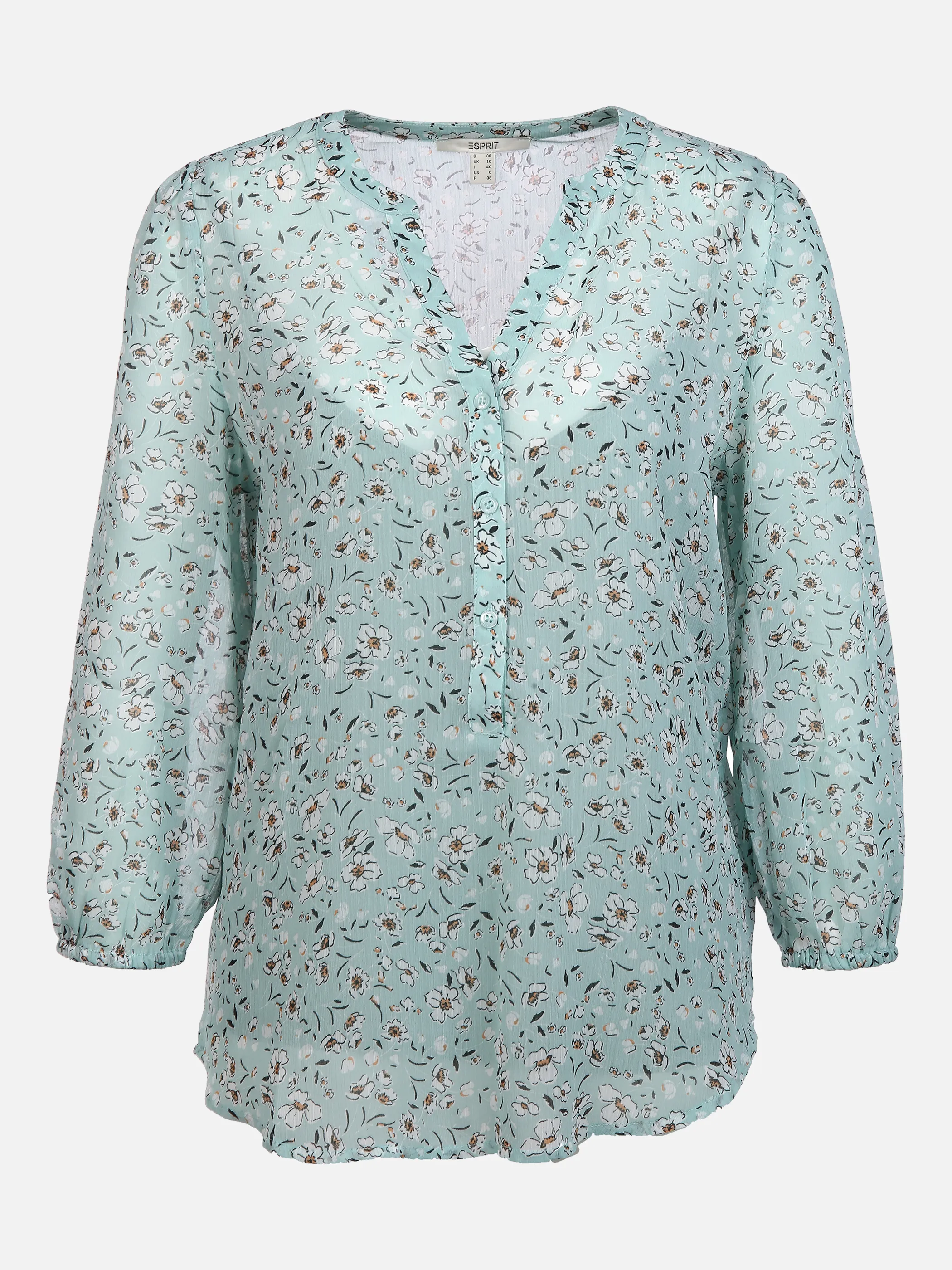 Esprit 031EE1F303 Crinkle PES Chi Blau 850403 E473 1