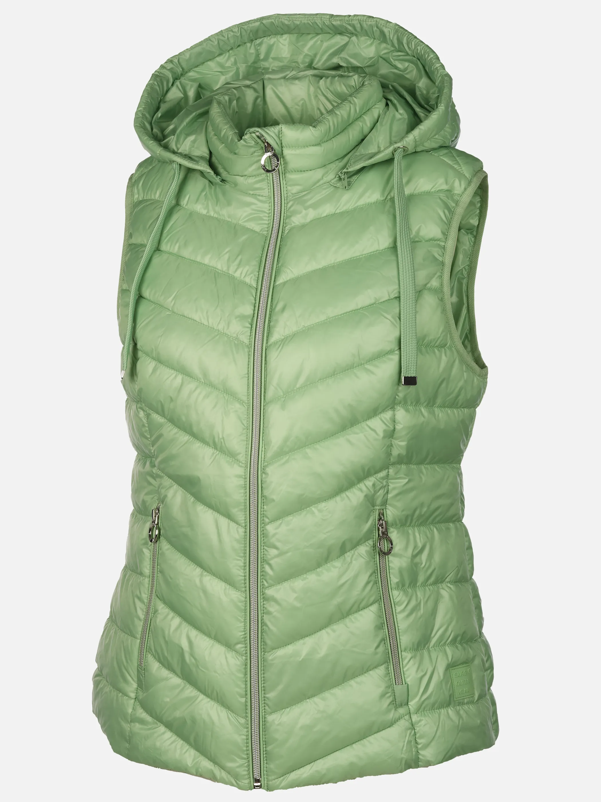 Sure Da-Weste m. Kapuze Grün 924147 GREEN 3