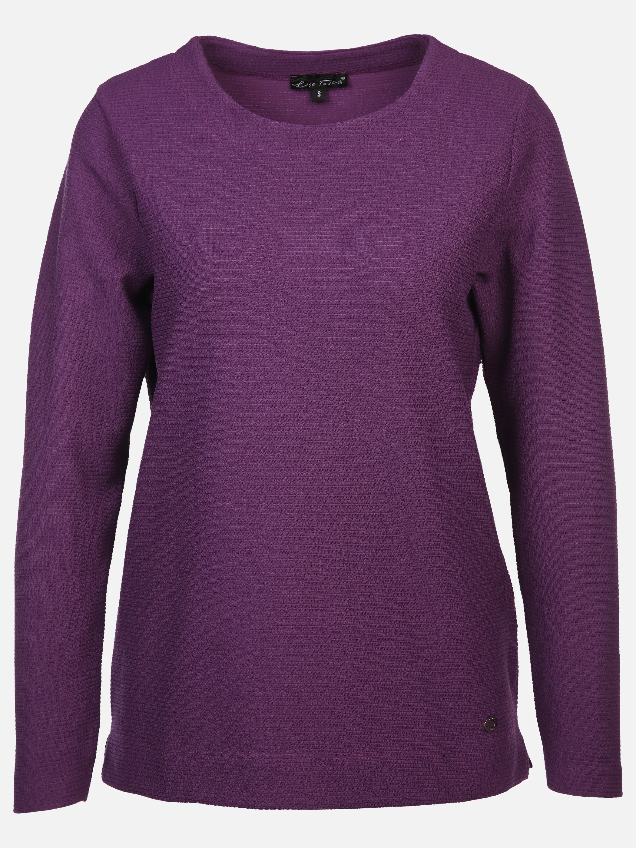 Lisa Tossa Da-Jacquard-Sweatshirt Lila 897545 PLUM 1