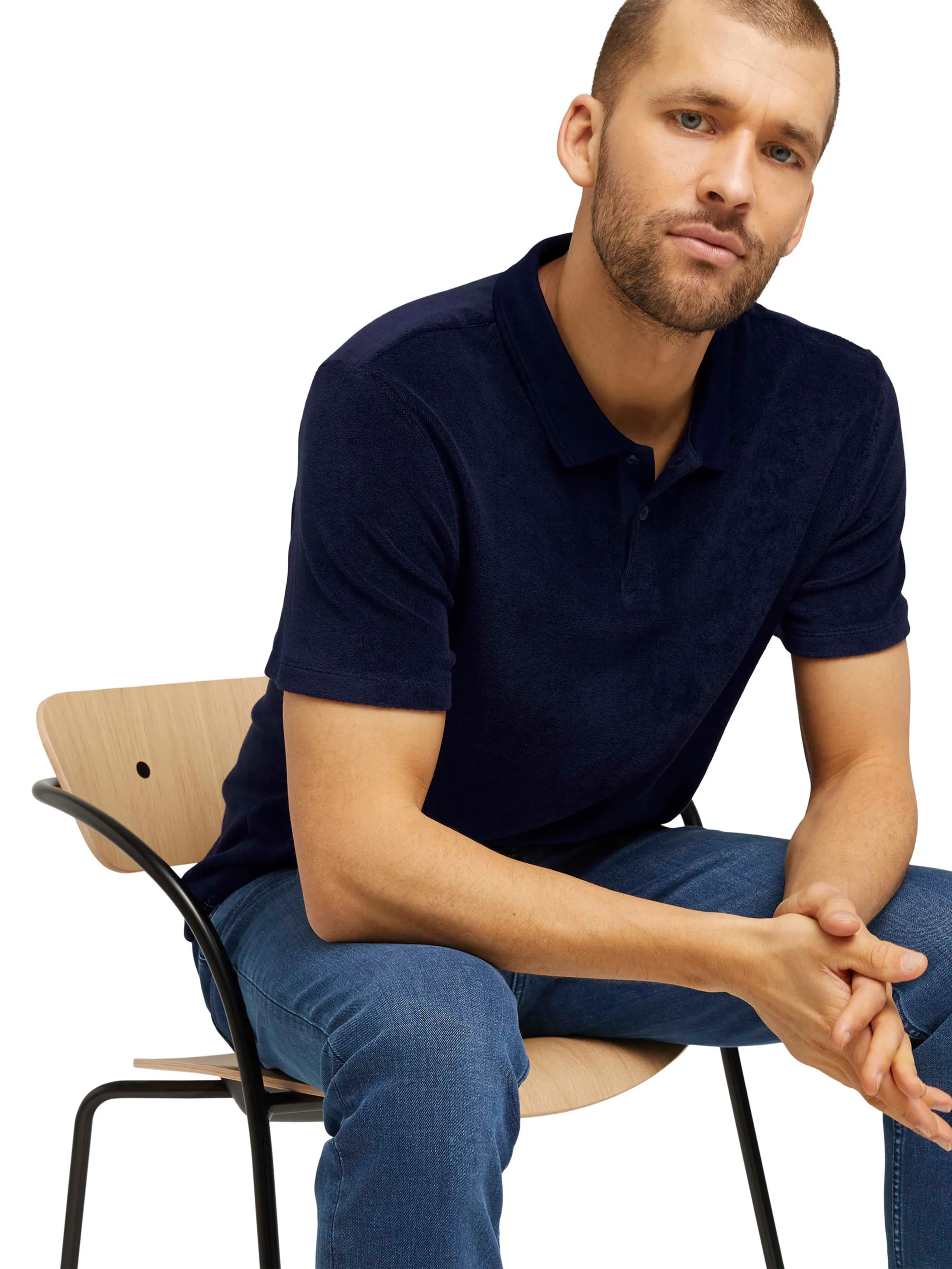 Tom Tailor 1026299 towelling polo Blau 853114 10932 3 Tom Tailor 1026299 towelling polo Blau 853114 10932 3