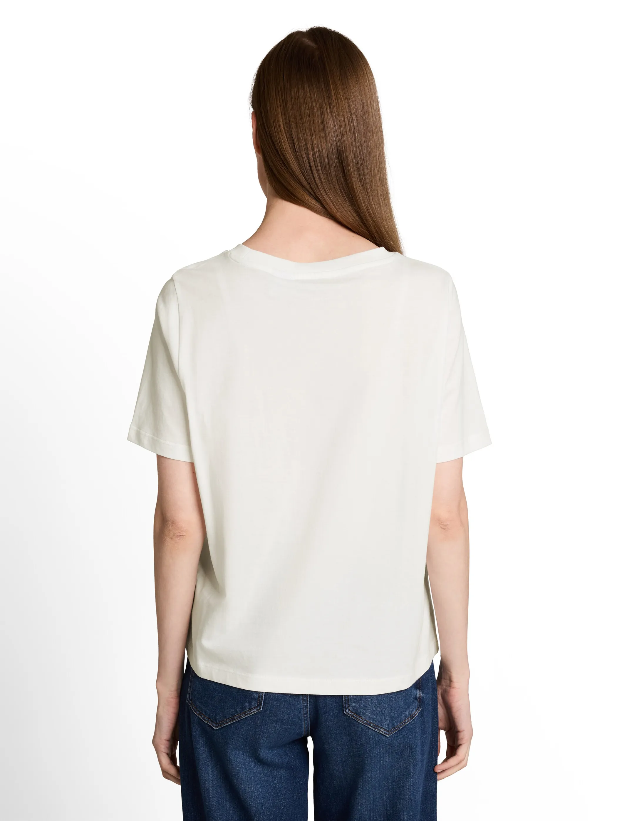 Tom Tailor 1053496 T-shirt crew neck frontprint peanuts Weiß 934173 10315 2