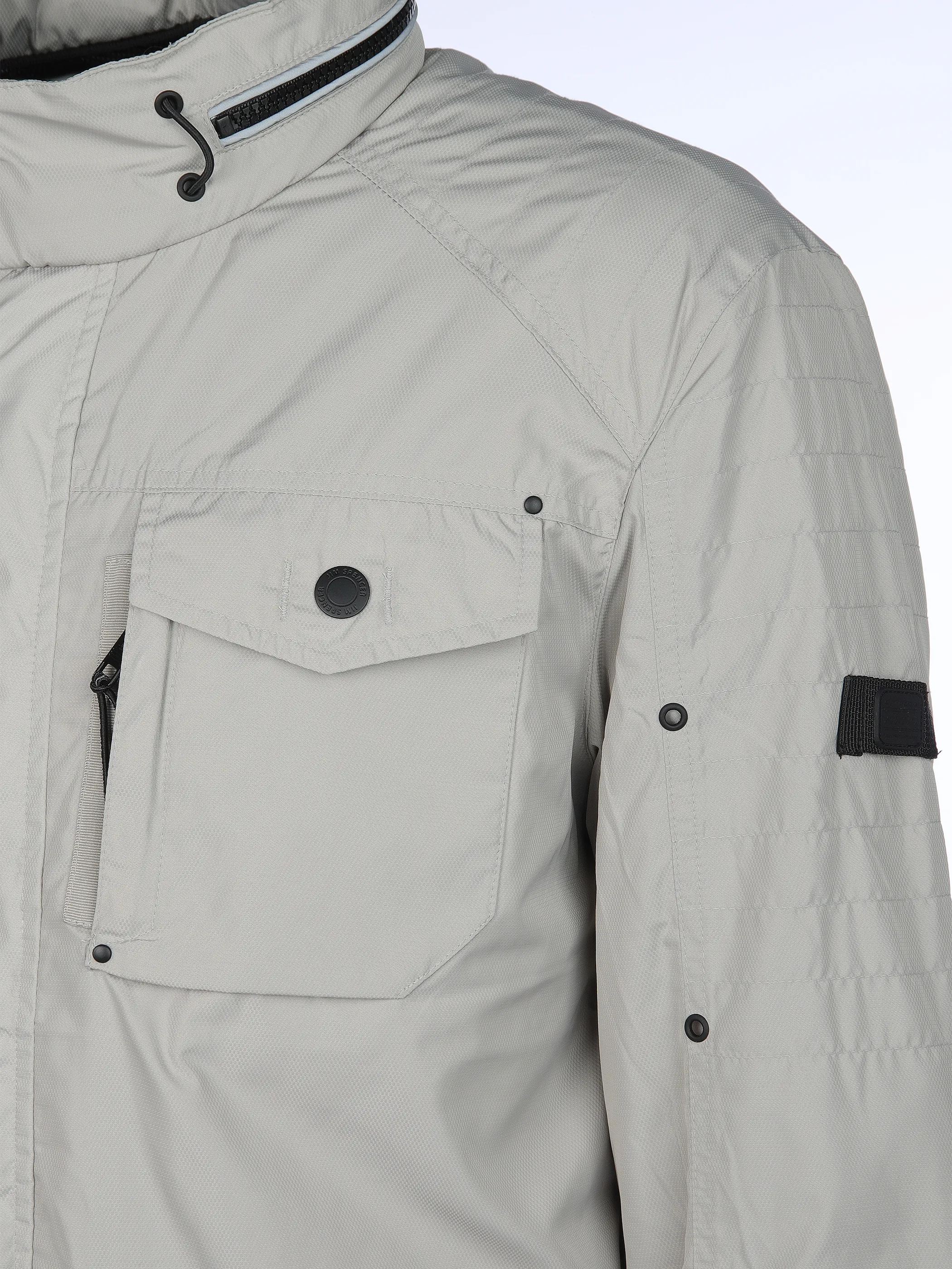 Jim Spencer He. Fieldjacke Cargo refelctive Grau 903536 STONE 4 Jim Spencer He. Fieldjacke Cargo refelctive Grau 903536 STONE 4