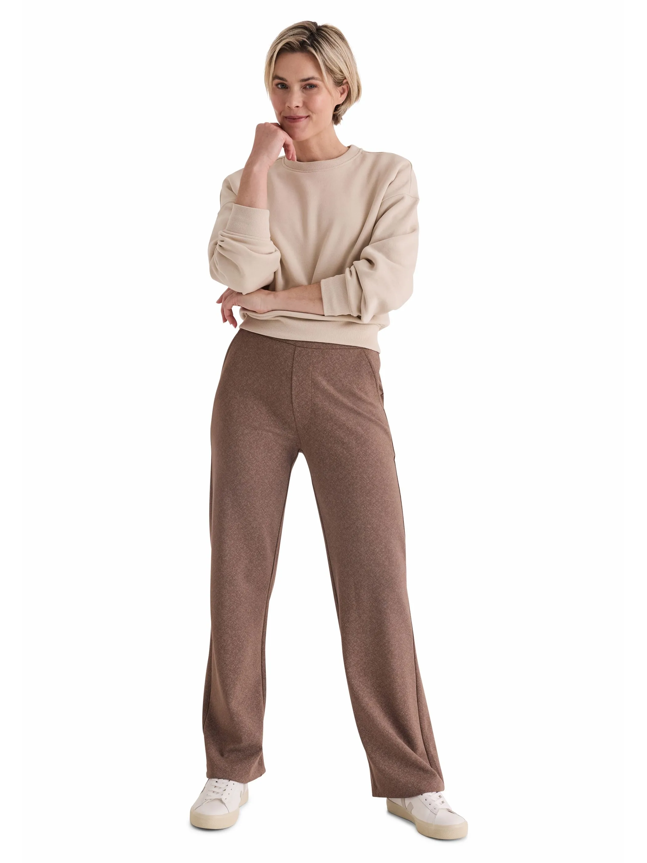 Stooker DOB 22410000009164 Da. Hosen lang, Beige 936925 9164 4