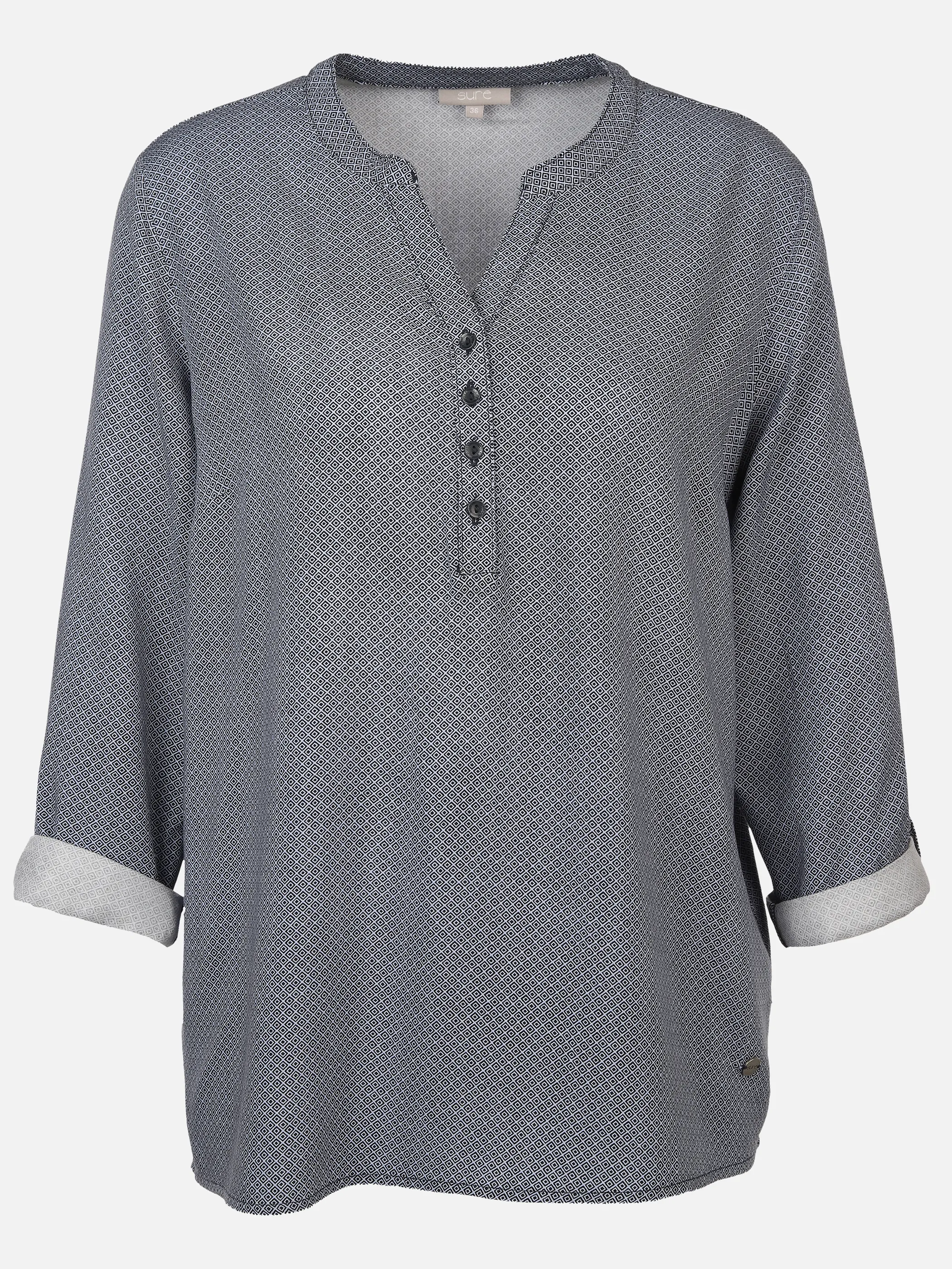 Sure Da-Bluse aus Viskose Marine 896629 NAVY 1 Sure Da-Bluse aus Viskose Marine 896629 NAVY 1