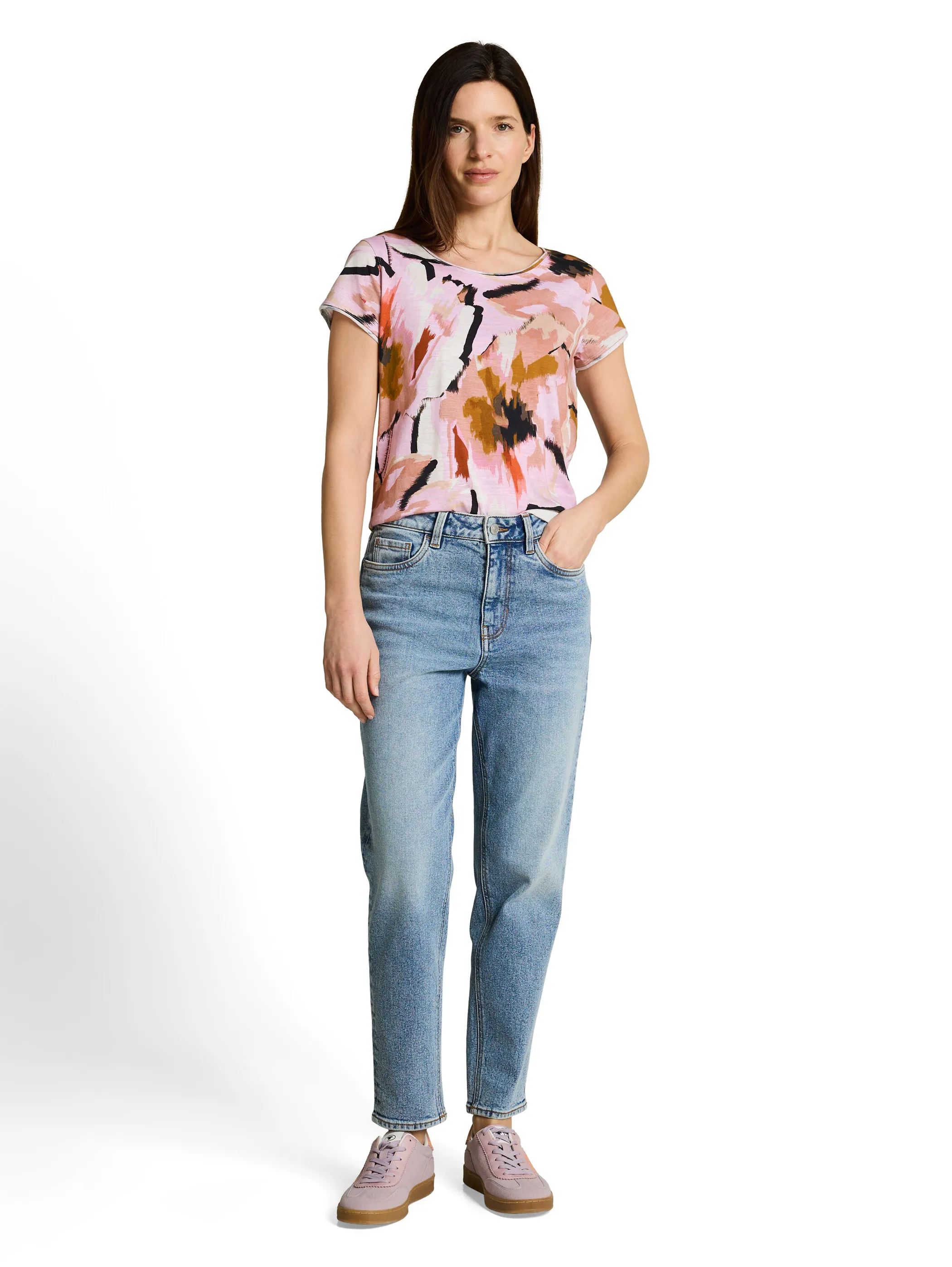 Tom Tailor 1050423 NOS T-shirt slub jersey wide crew Bunt 922033 39736 1