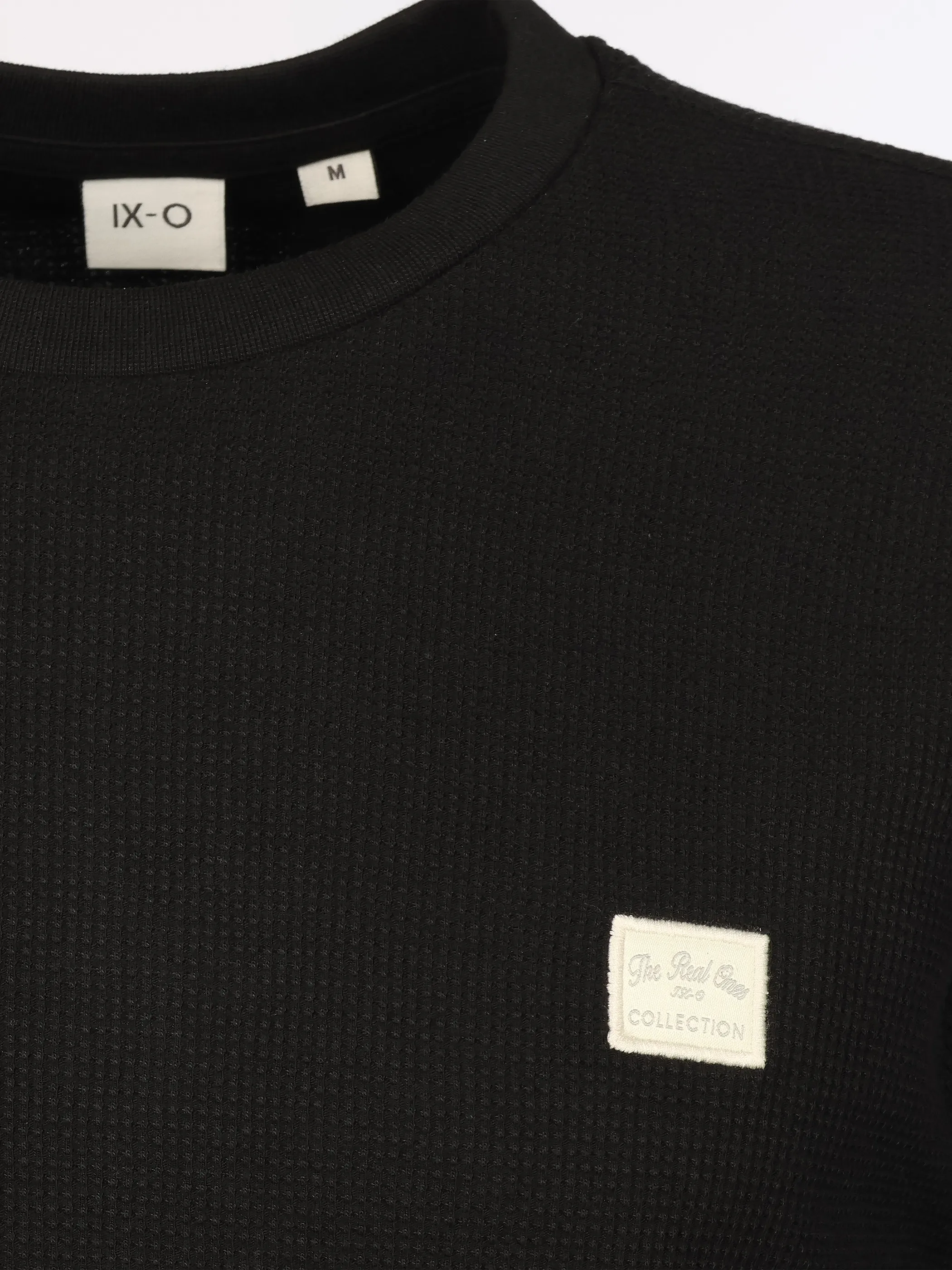 IX-O YF He-T-Shirt, longsleeve Schwarz 930466 BLACK 3