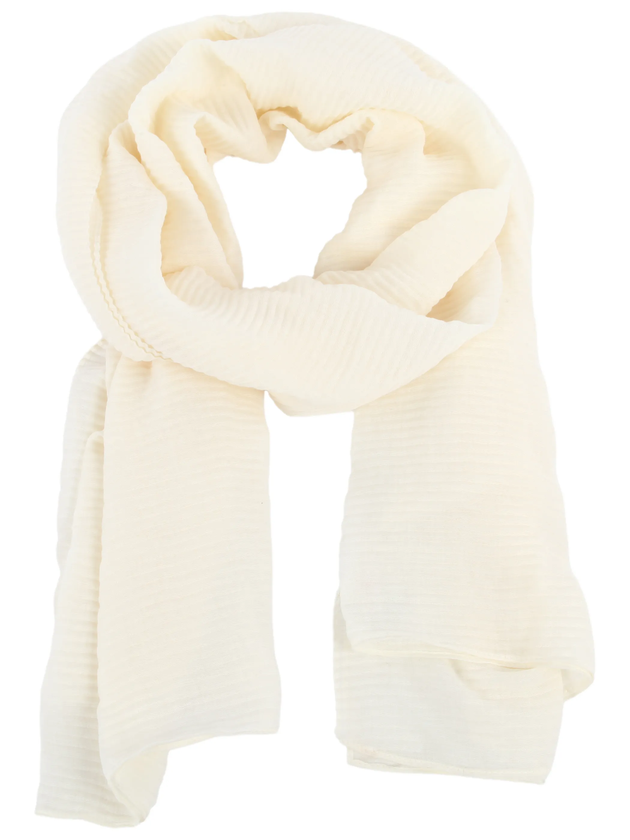 Lisa Tossa Da-Plissee-Tuch Weiß 923246 OFFWHITE 1