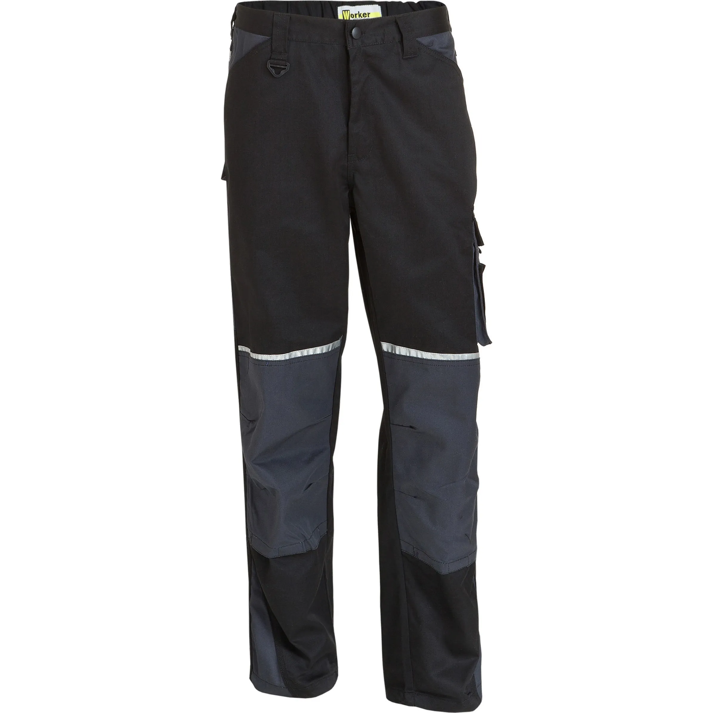 Worker He-Berufshose (Rundbund) Schwarz 661815 SCHWARZ 1