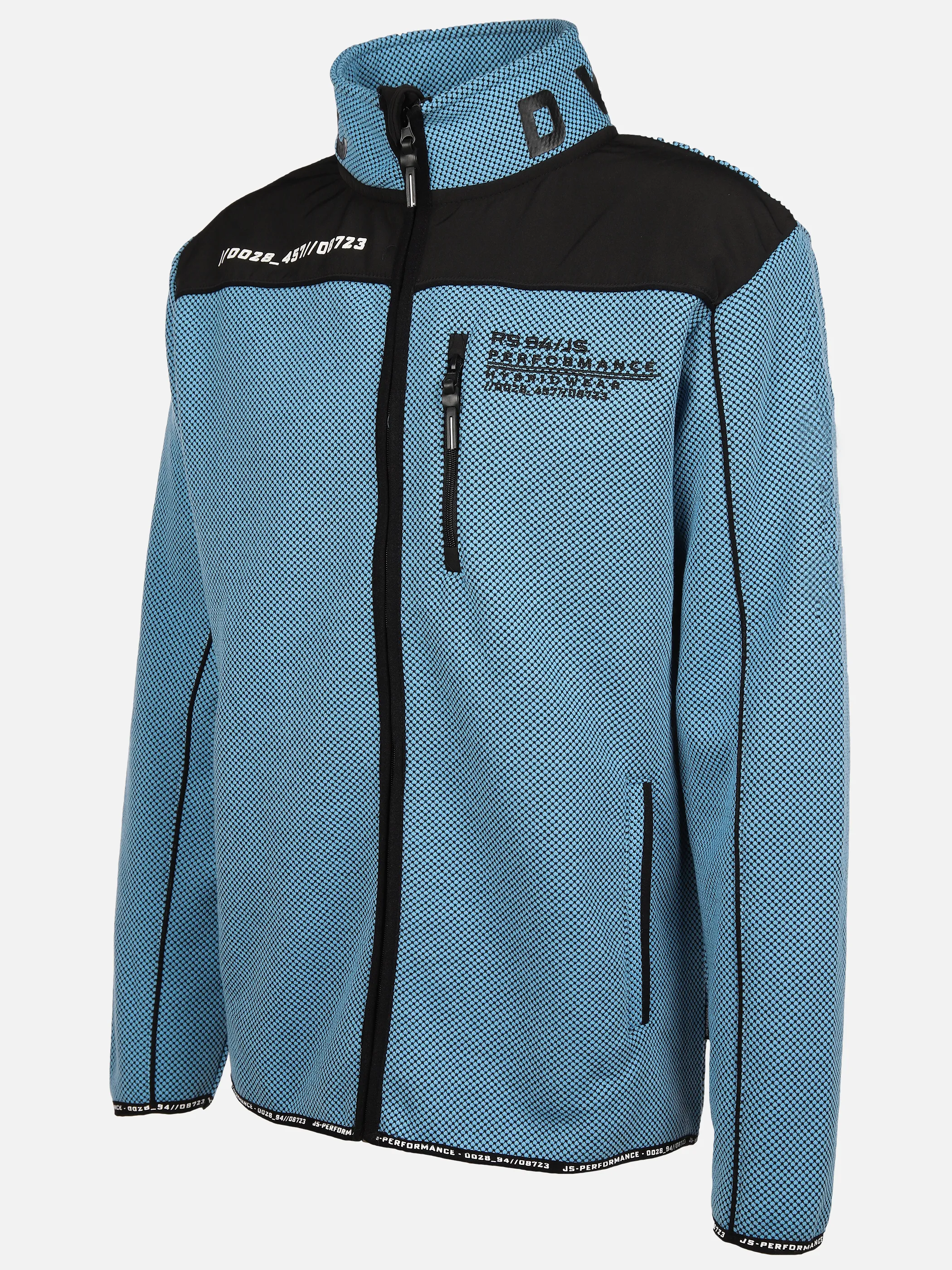 Jim Spencer He. Fleecejacke RV Appli Blau 888352 AZUR 3 Jim Spencer He. Fleecejacke RV Appli Blau 888352 AZUR 3