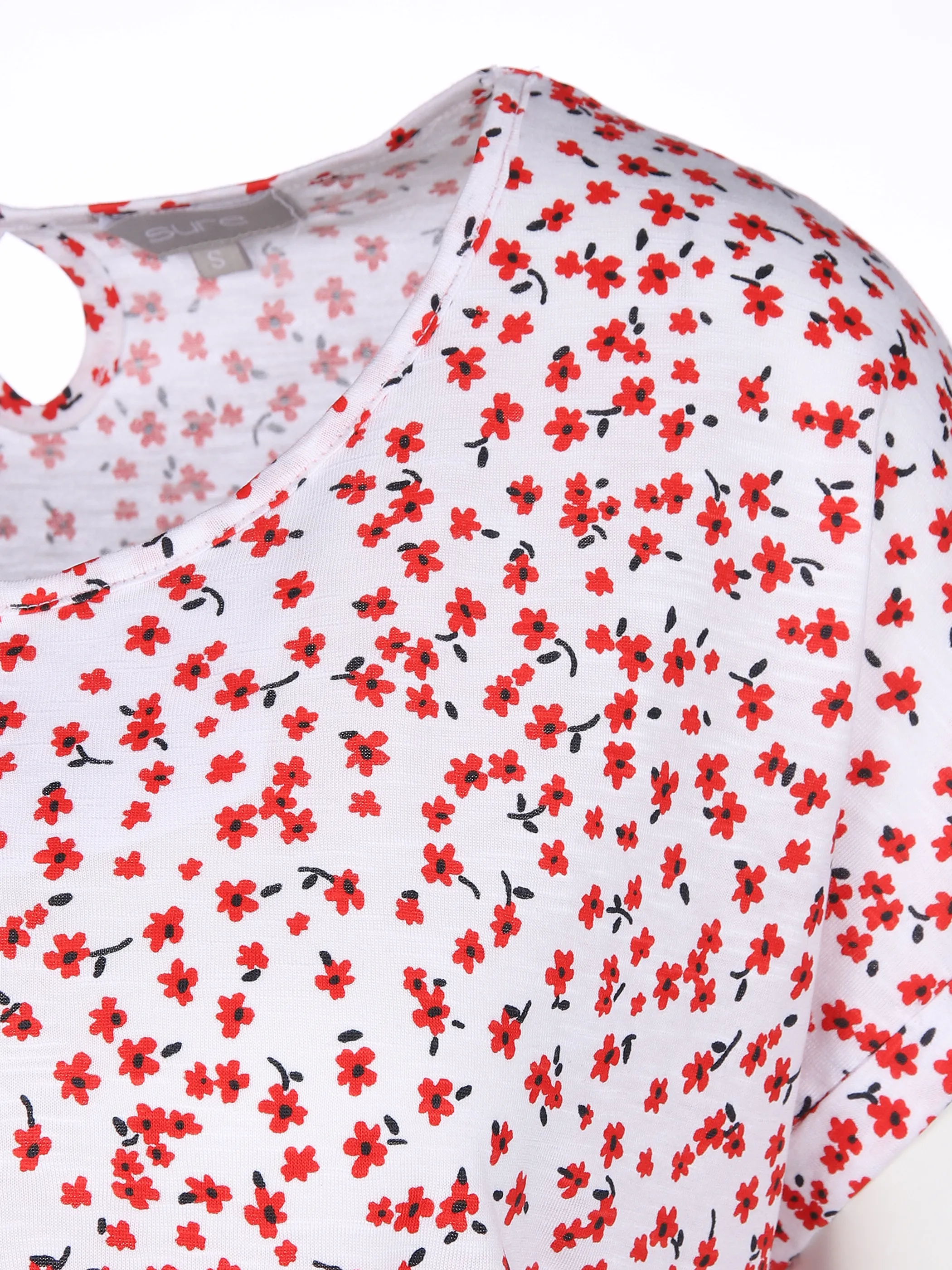 Sure Da-Shirt m. Alloverprint Weiß 862275 WEIß 3 Sure Da-Shirt m. Alloverprint Weiß 862275 WEIß 3