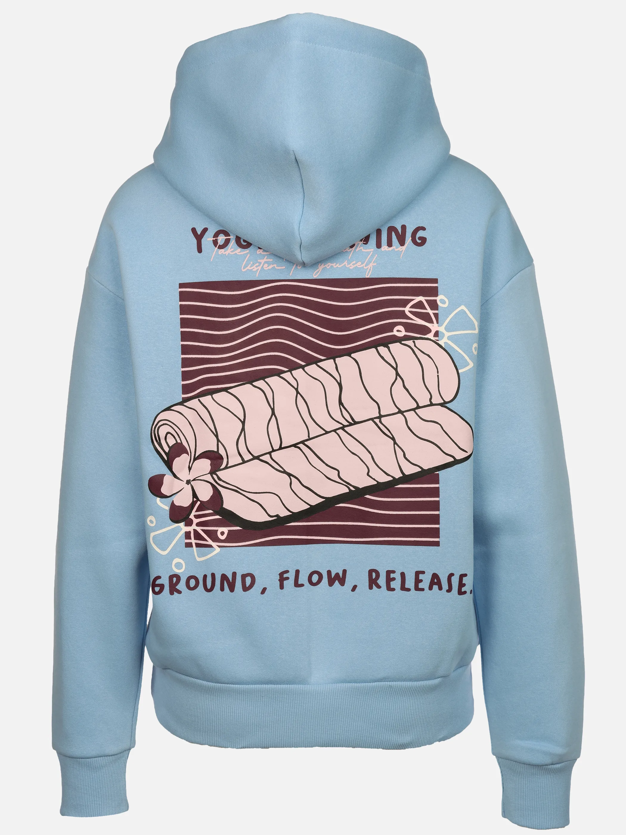 Grinario Sports Da-Hoodie, m. Backprint Blau 929986 19200 2