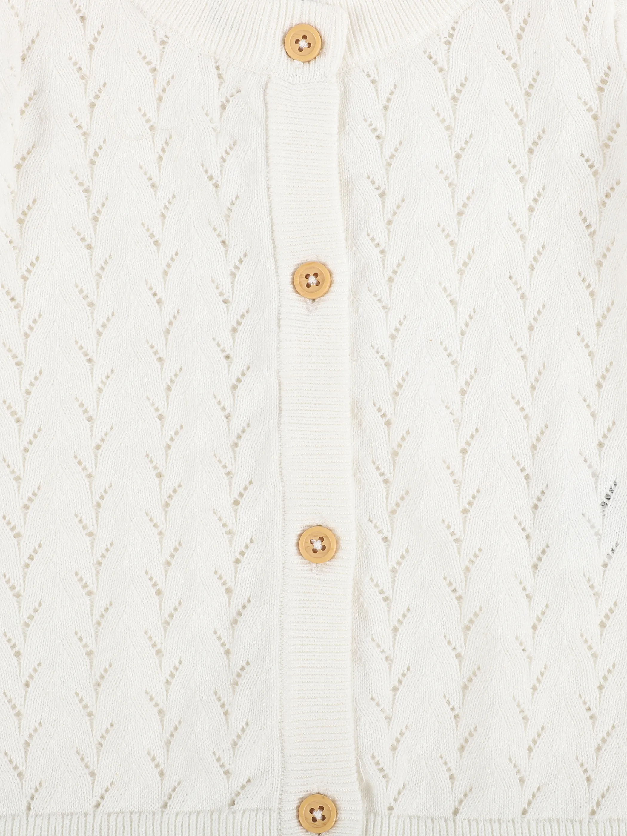 Bubble Gum BM Cardigan mit Lochstrick in weiß Weiß 890750 WEIß 3 Bubble Gum BM Cardigan mit Lochstrick in weiß Weiß 890750 WEIß 3
