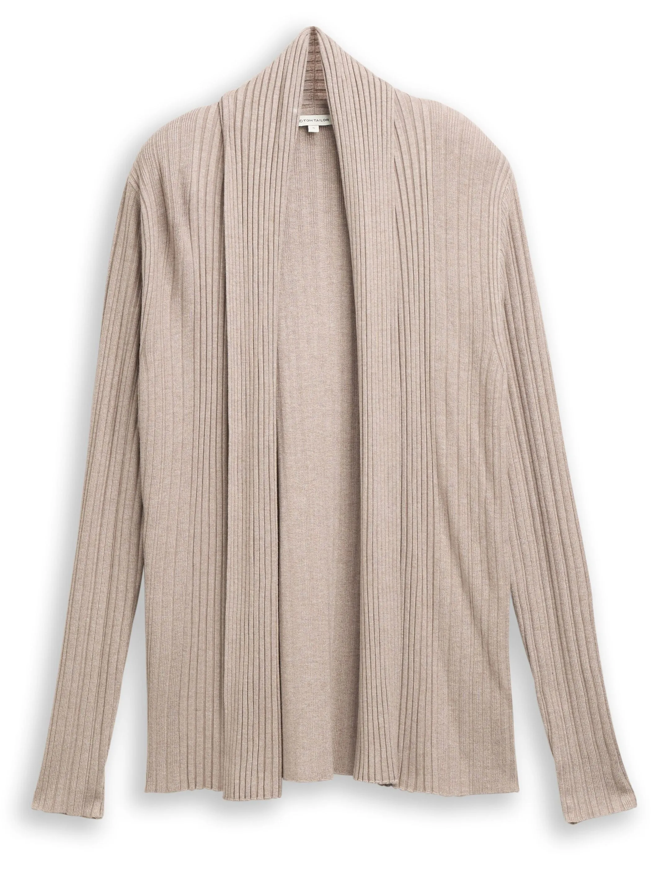 Tom Tailor 1047688 NOS knit rib cardigan Beige 914564 38330 1 Tom Tailor 1047688 NOS knit rib cardigan Beige 914564 38330 1