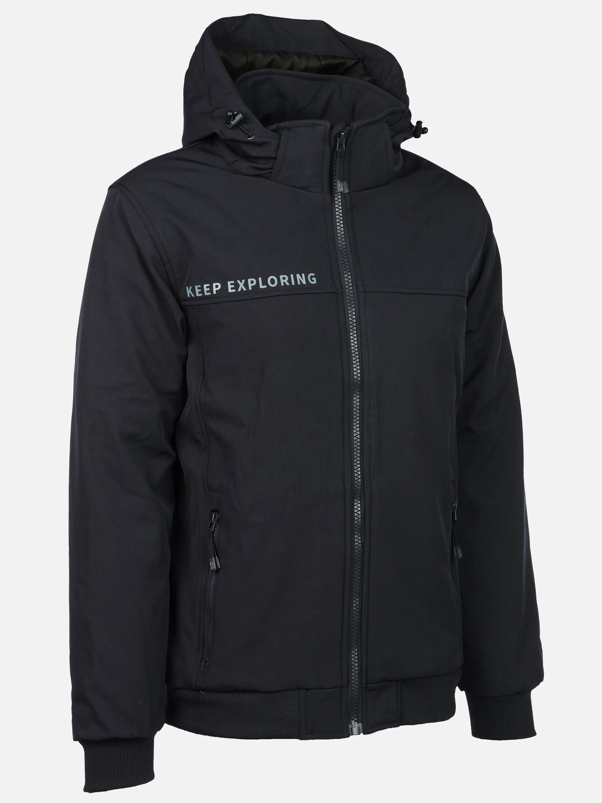 Grinario Sports He-Softshelljacke mit Kapuze Blau 912687 D.BLUE 3 Grinario Sports He-Softshelljacke mit Kapuze Blau 912687 D.BLUE 3