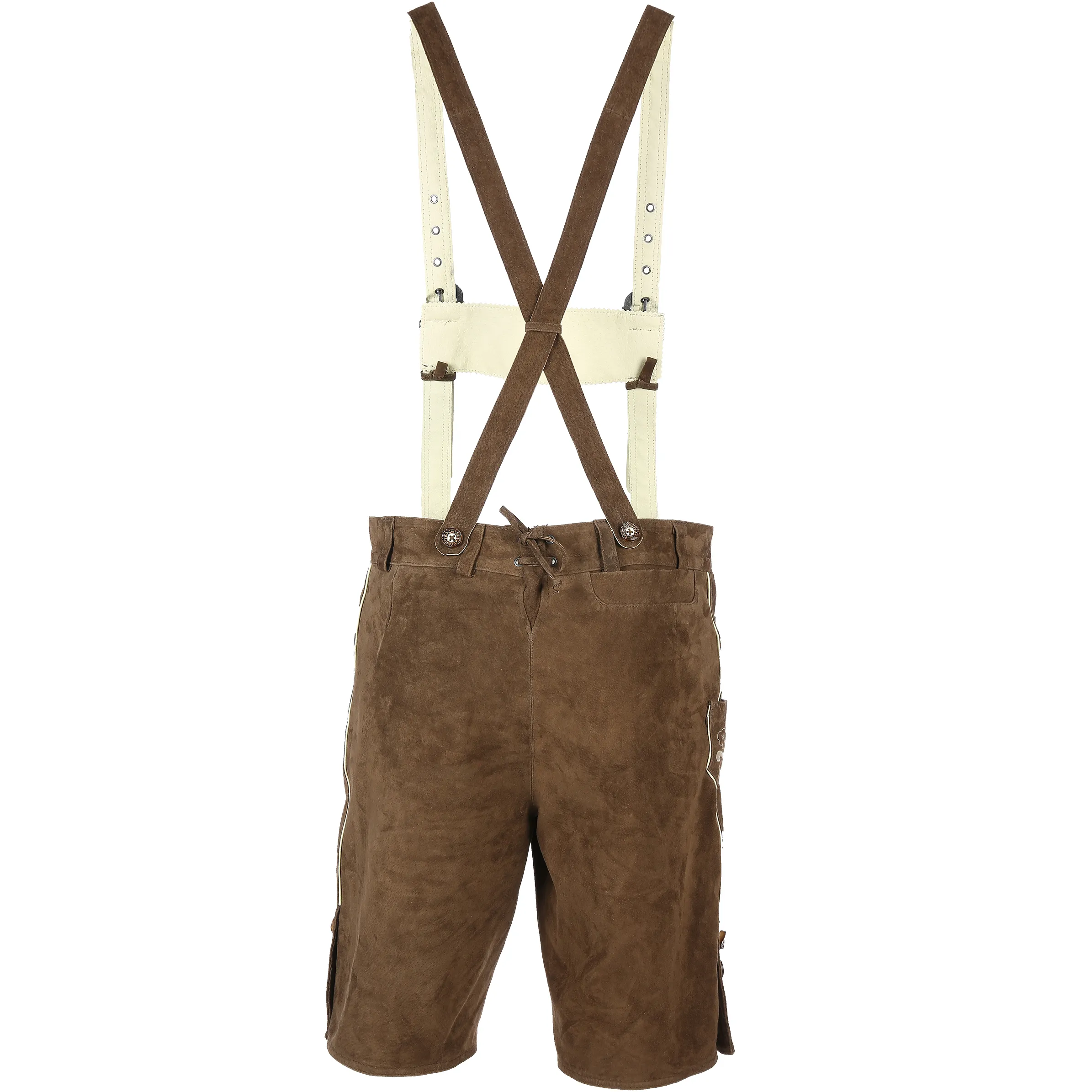 Birkhahn Mode und Tracht He-Lederhose knie umspielend Braun 692872 ARTIC BROW 2