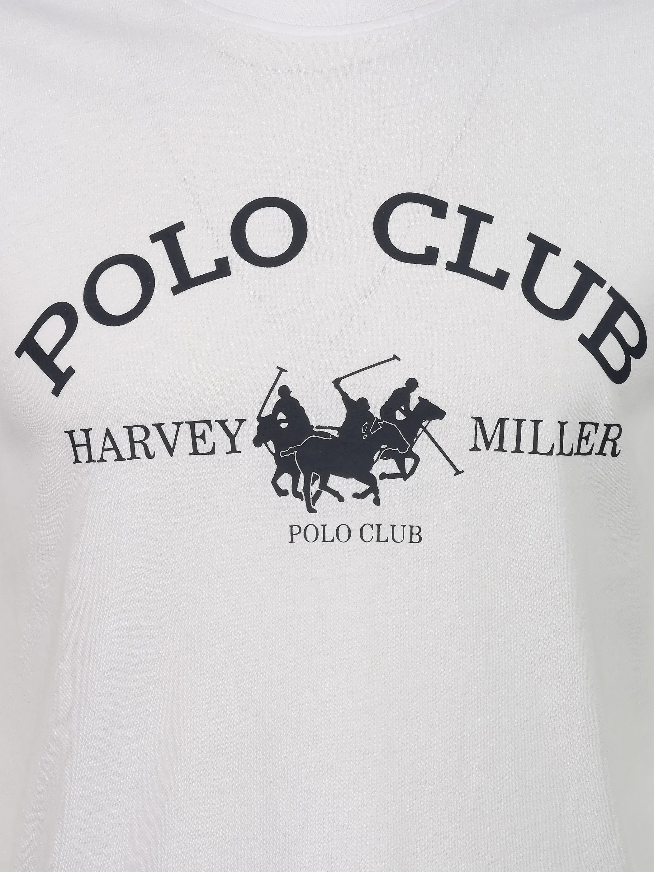 Harvey Miller He. T-Shirt 1/2 Arm Logo HRM44 Weiß 926263 WHITE 3