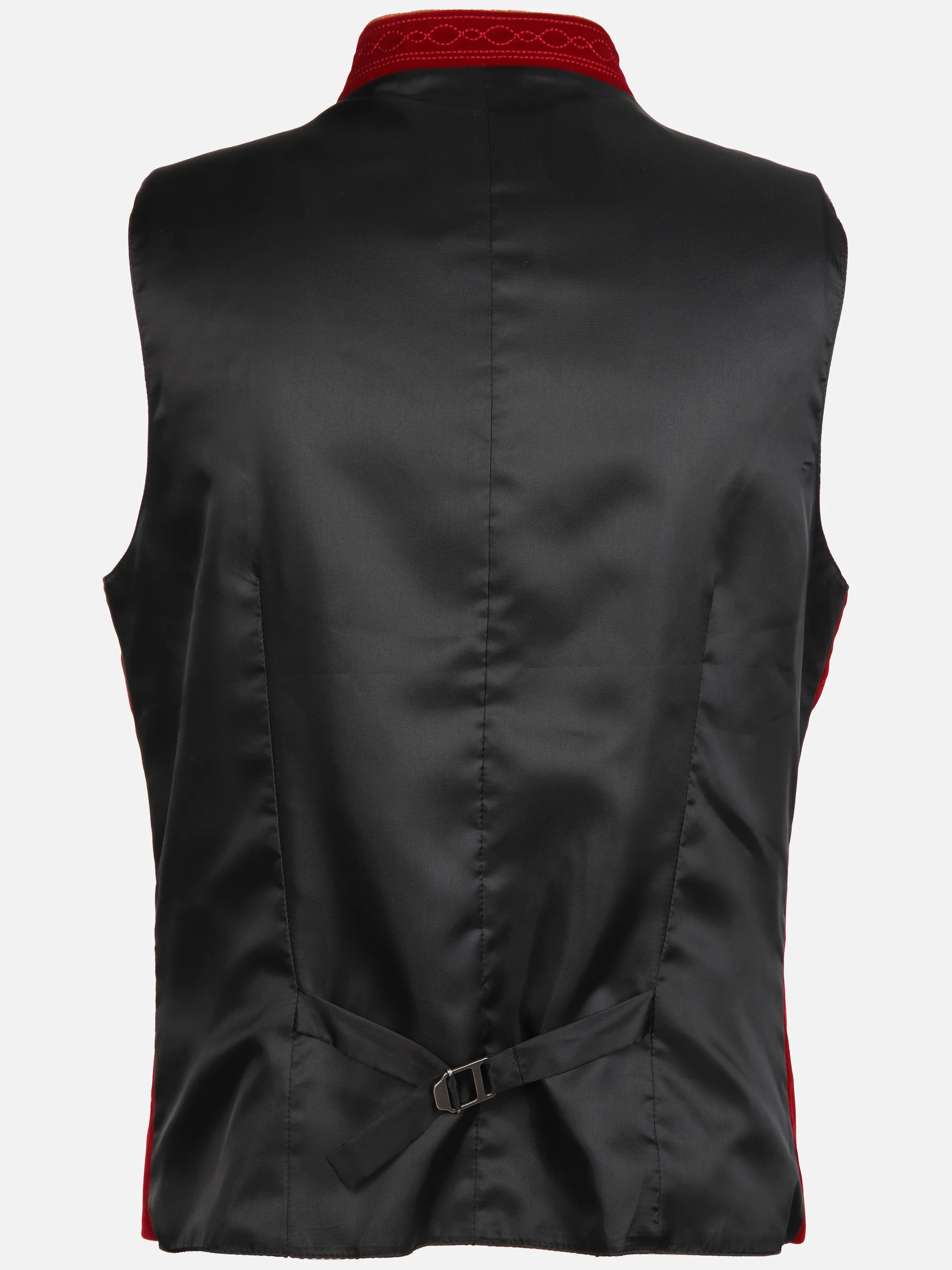 Brandl Tracht He. Samt-Trachtenweste Stickerei Rot 893521 RED 2
