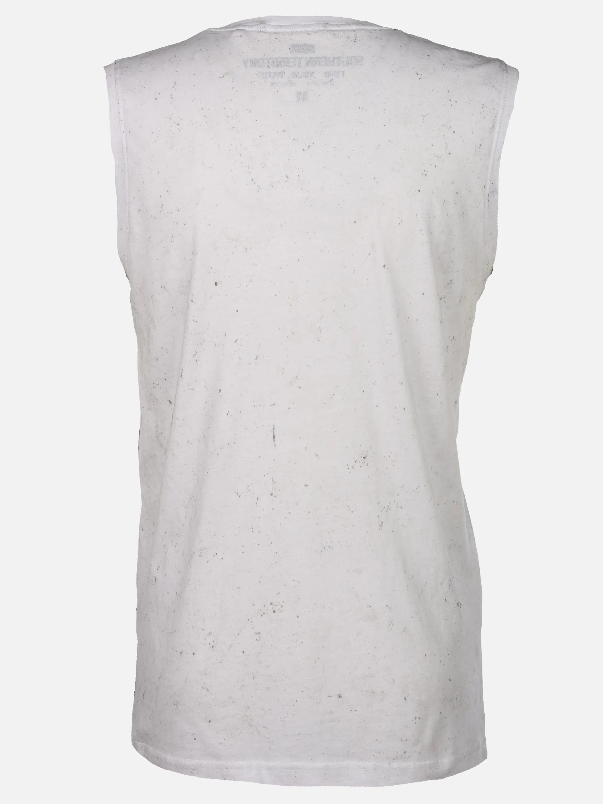 Southern Territory He. Muscleshirt allover washer Weiß 925214 OFFWHITE 2