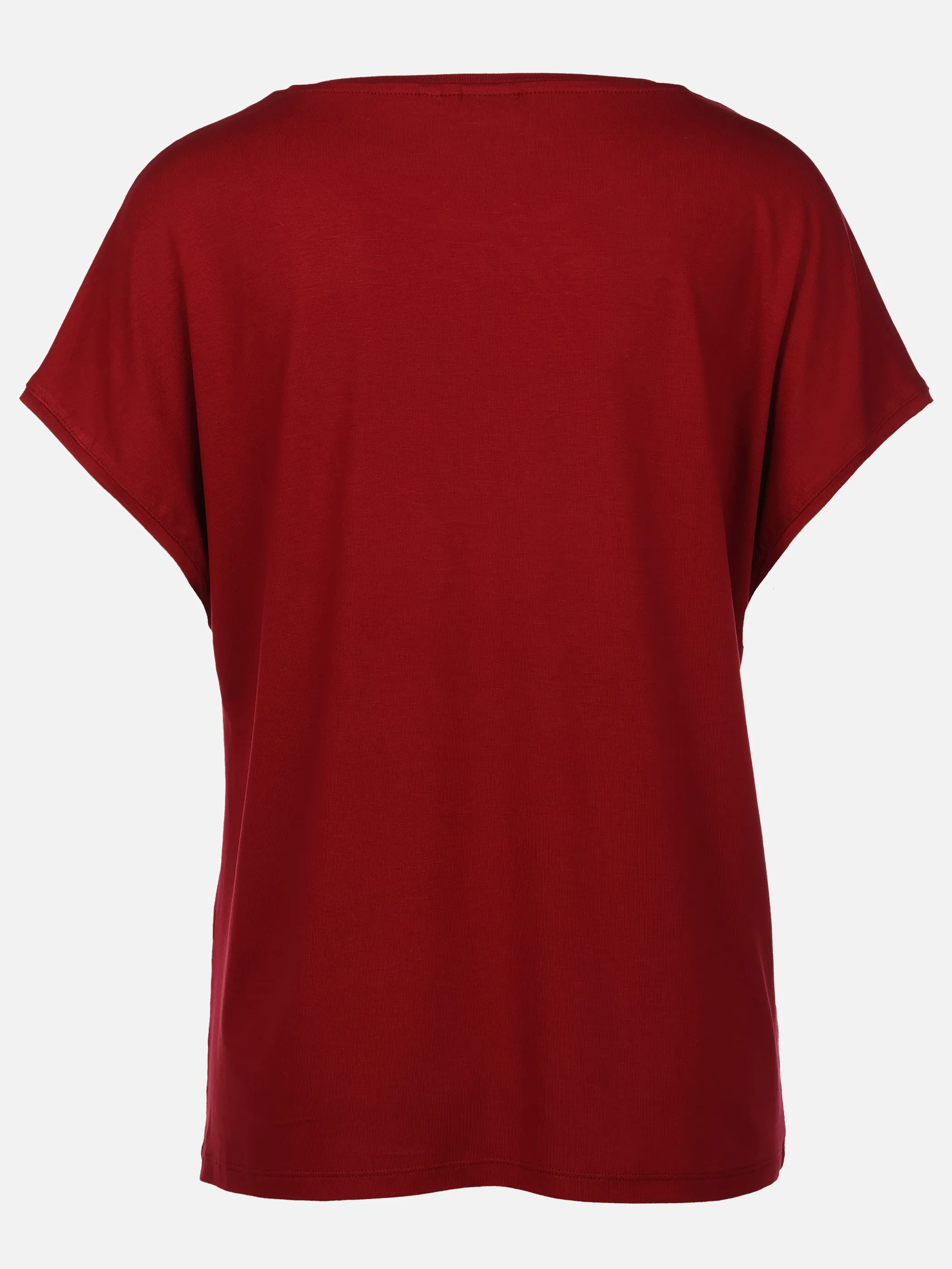 Lisa Tossa Da-Viskose Shirt m. Frontprint Rot 924862 RHUBARB 2