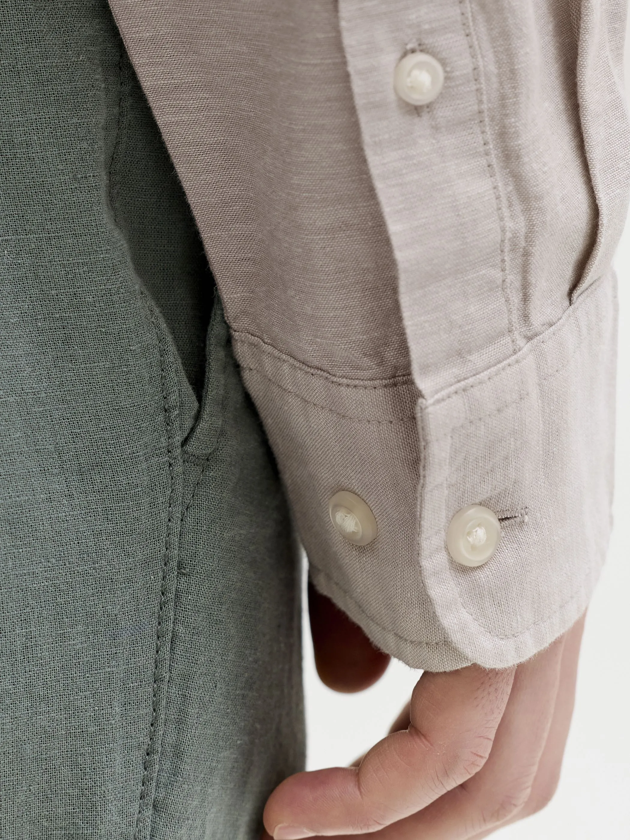 Jack Jones 12288595 JJEBREEZE LINEN BLEND Braun 920935 175966 4