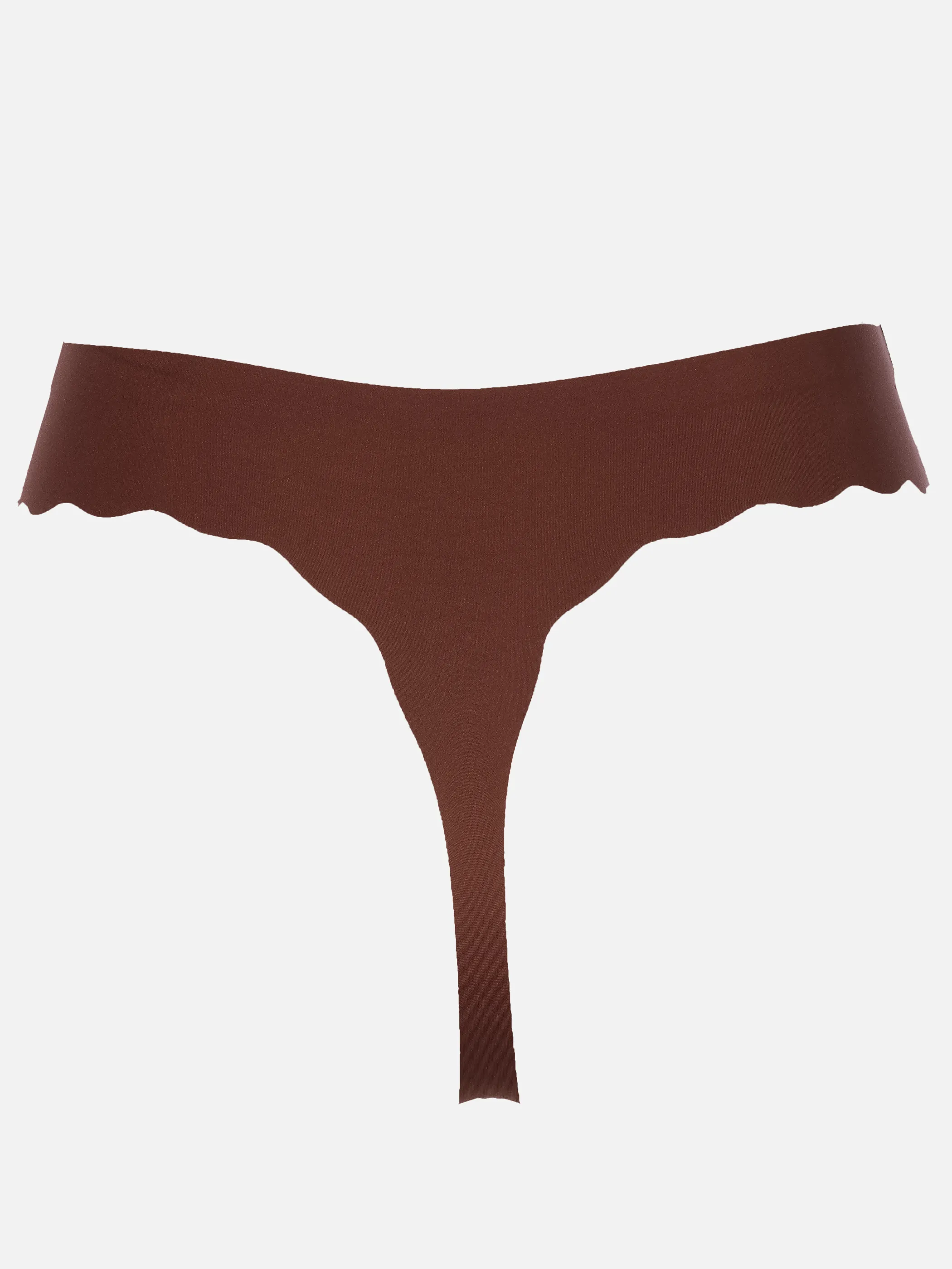 Sure Da. Stringtange 2er Wellenschn Braun 932067 ECRU 2