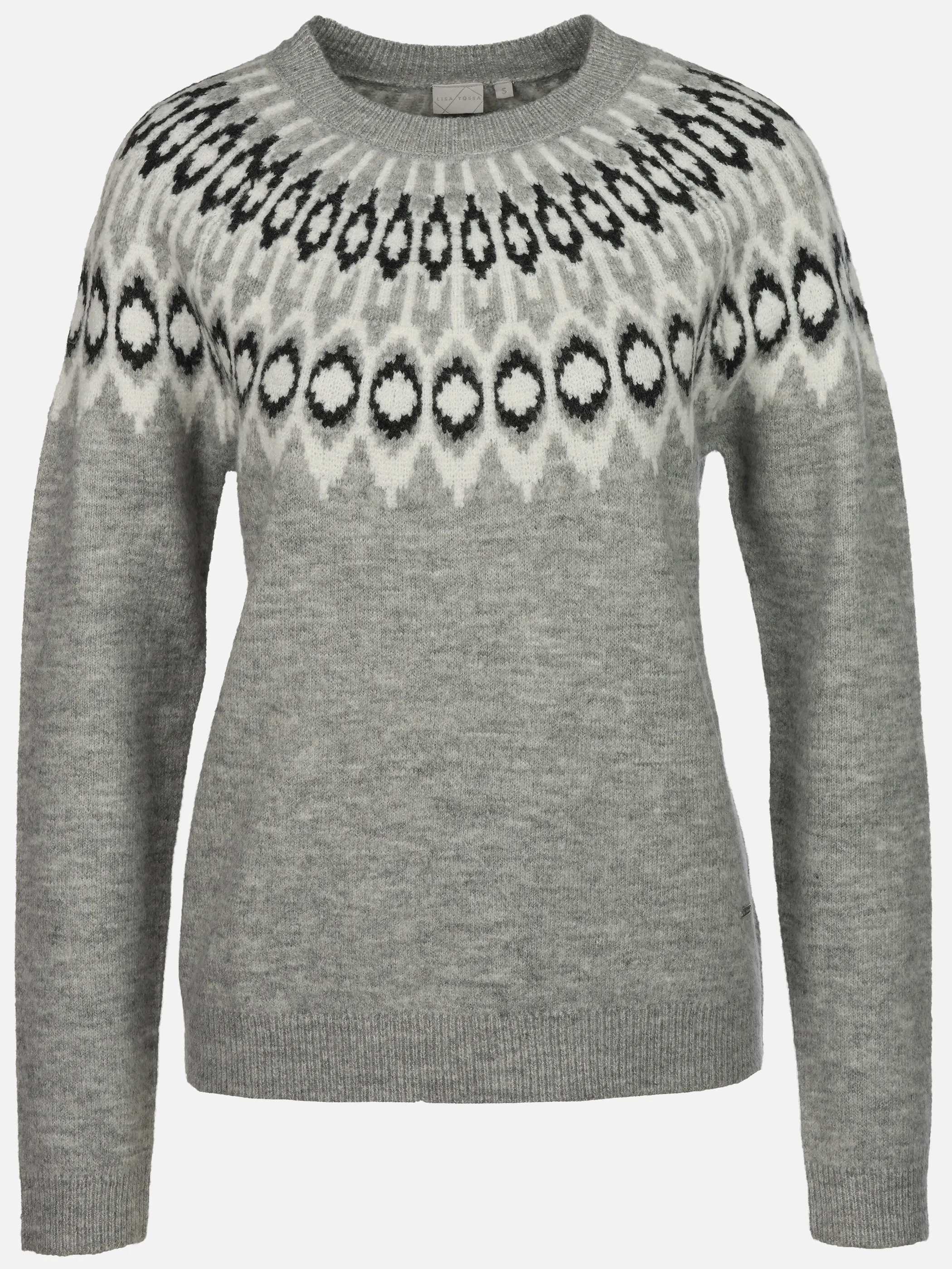 Lisa Tossa Da. Norweger Pullover Grau 929256 GRAU 1