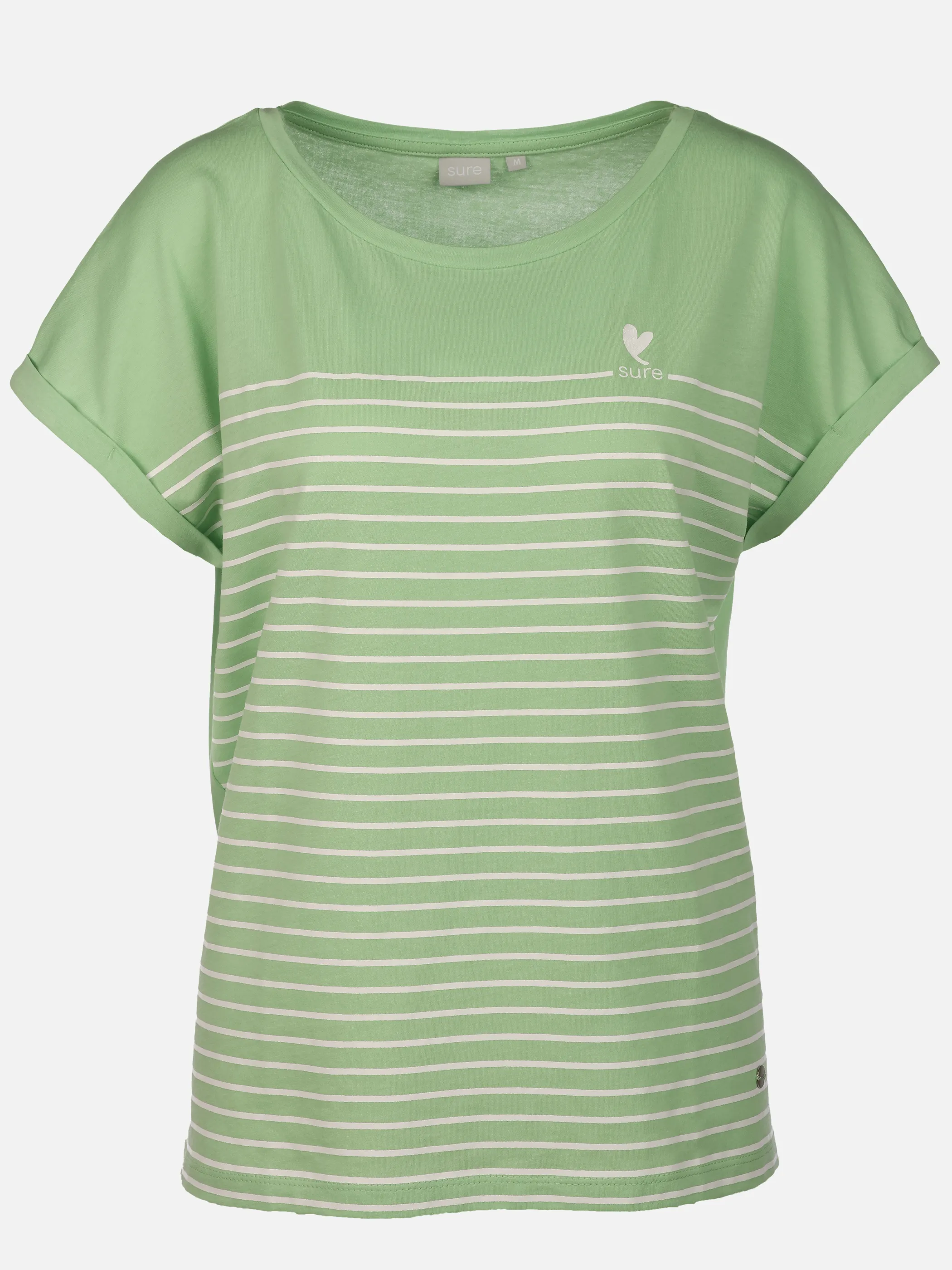 Sure Da-T-Shirt m. Herz Grün 922190 GREEN 1