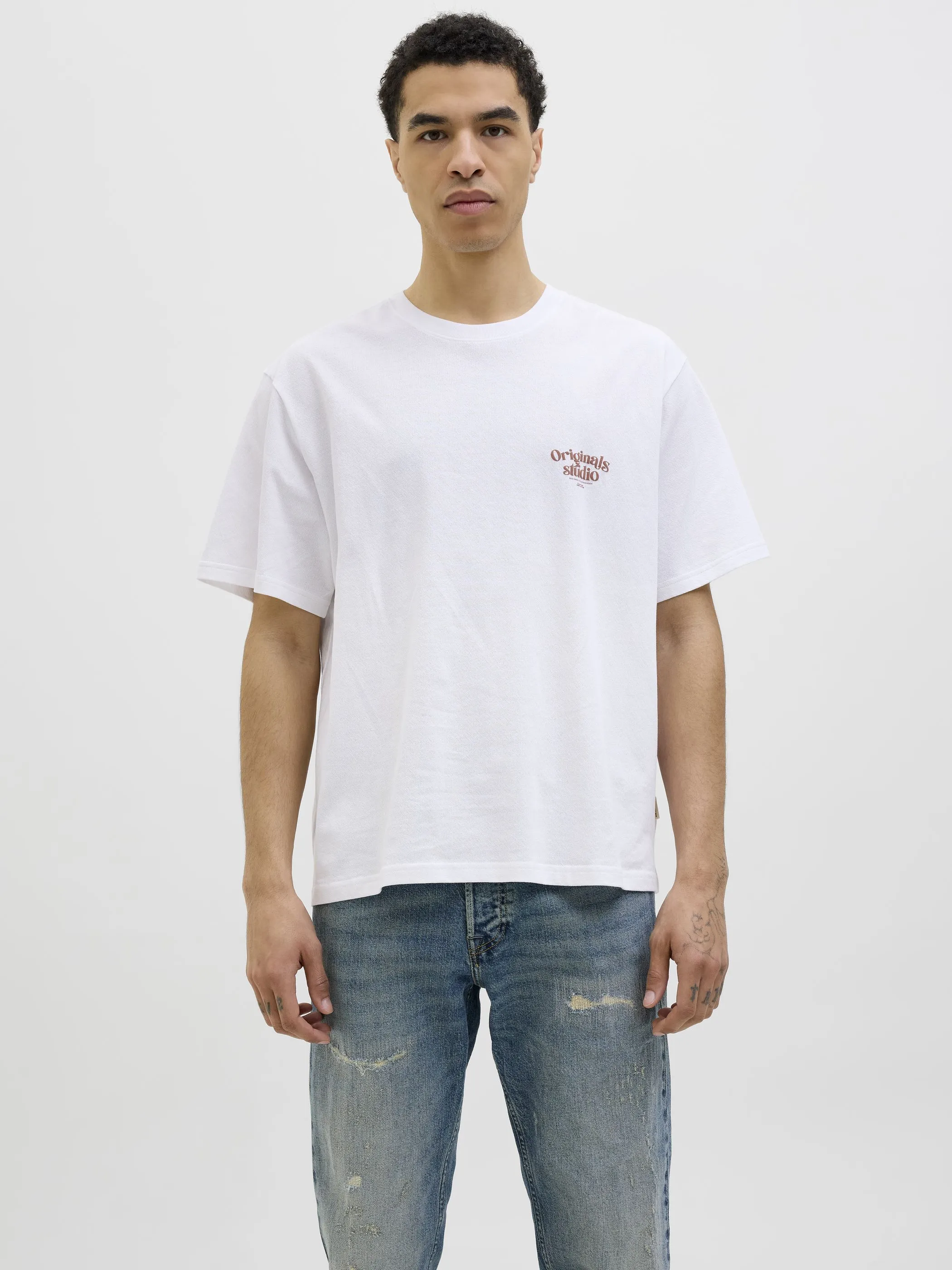 Jack Jones 12277559 JORACAPULCO TYPE TEE Weiß 910468 177627 3