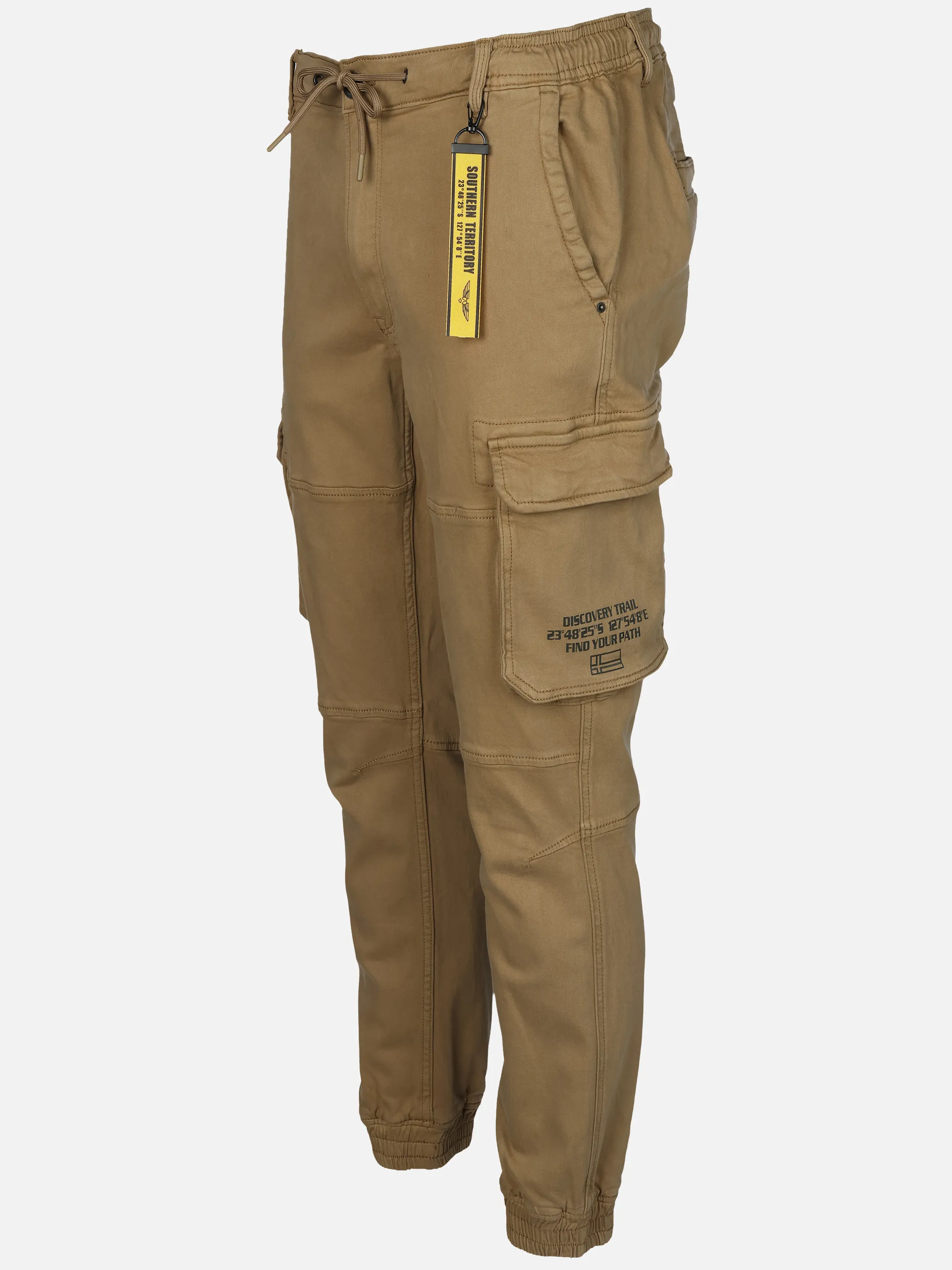 Southern Territory He. Jogg-Cargohose Schlupfbund Beige 932403 BEIGE 3