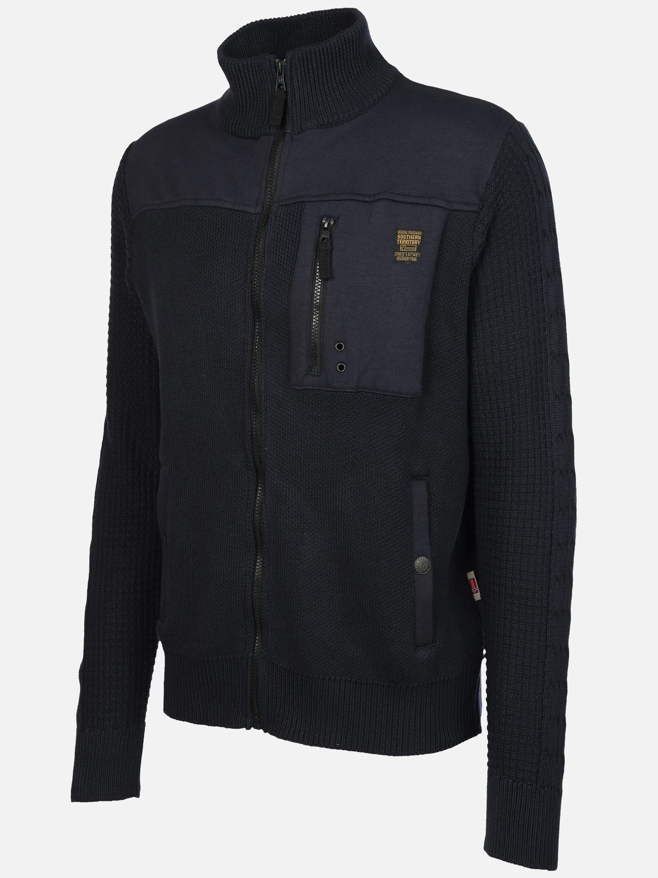 Southern Territory He. Sweatjacke Hybrid Batch Blau 931976 NAVY 3