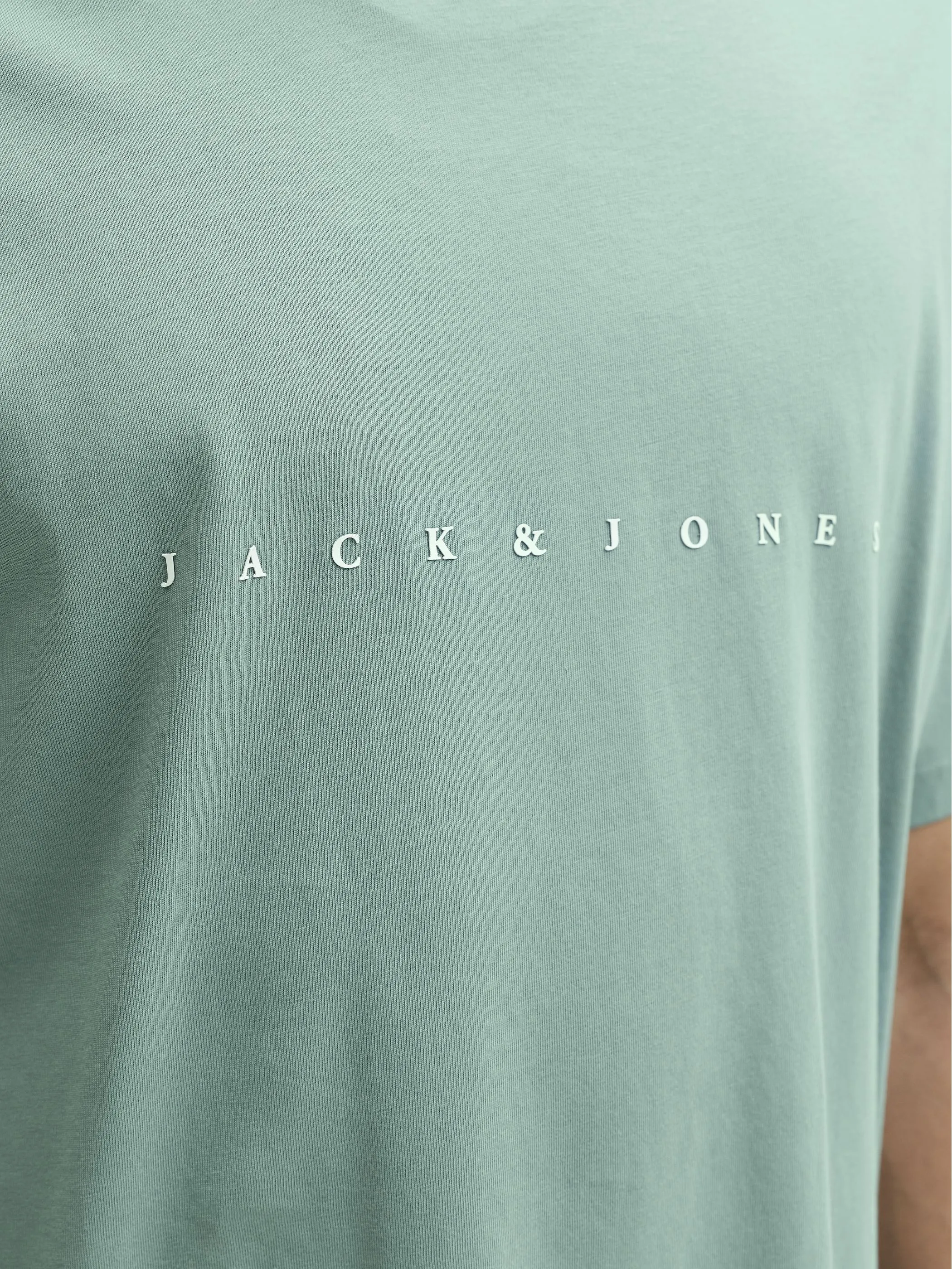 Jack Jones 12234746 JJESTAR JJ TEE SS NOO Blau 886675 177556 3