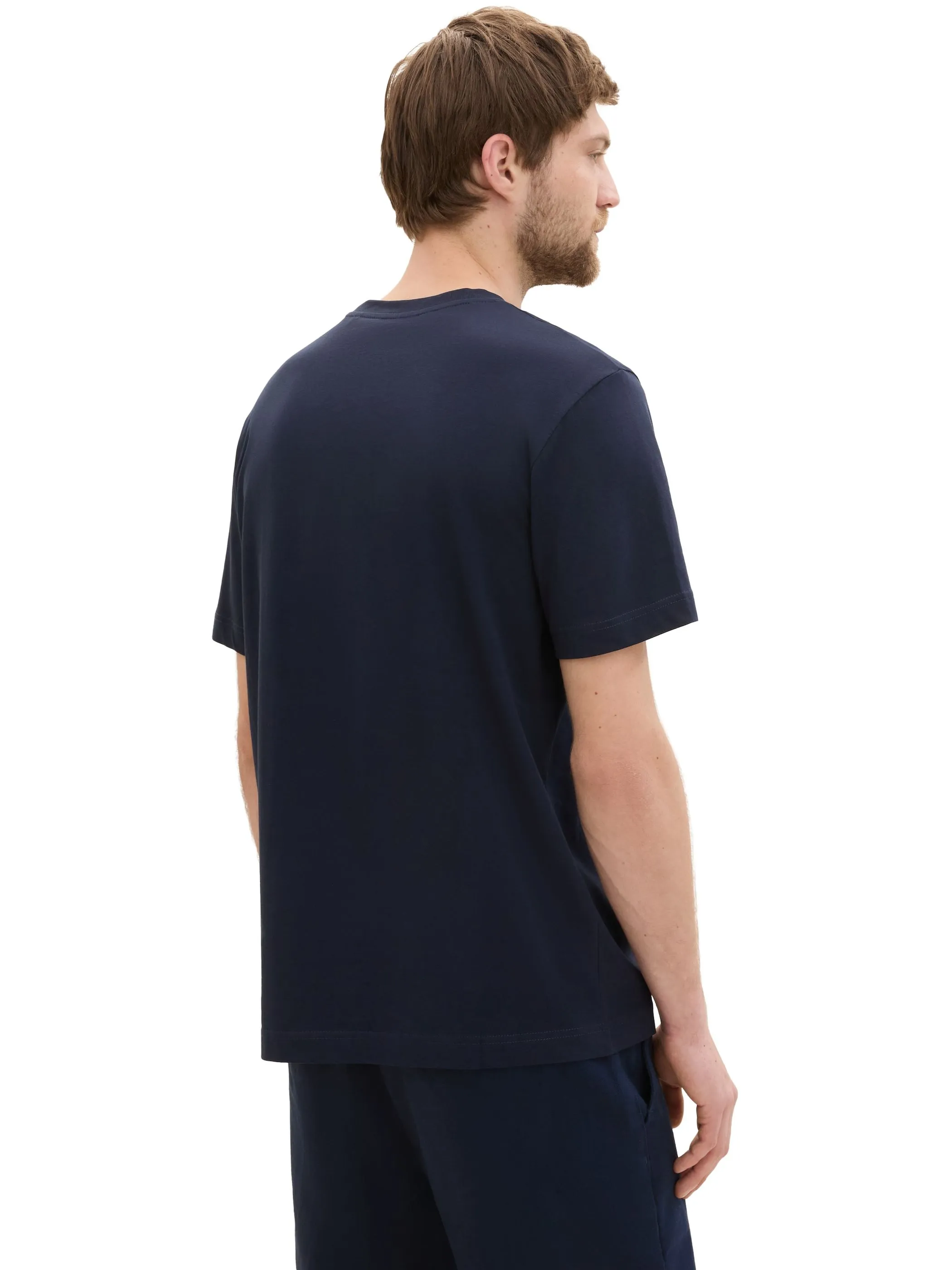 Tom Tailor 1043276 t-shirt with print Blau 898849 10668 2