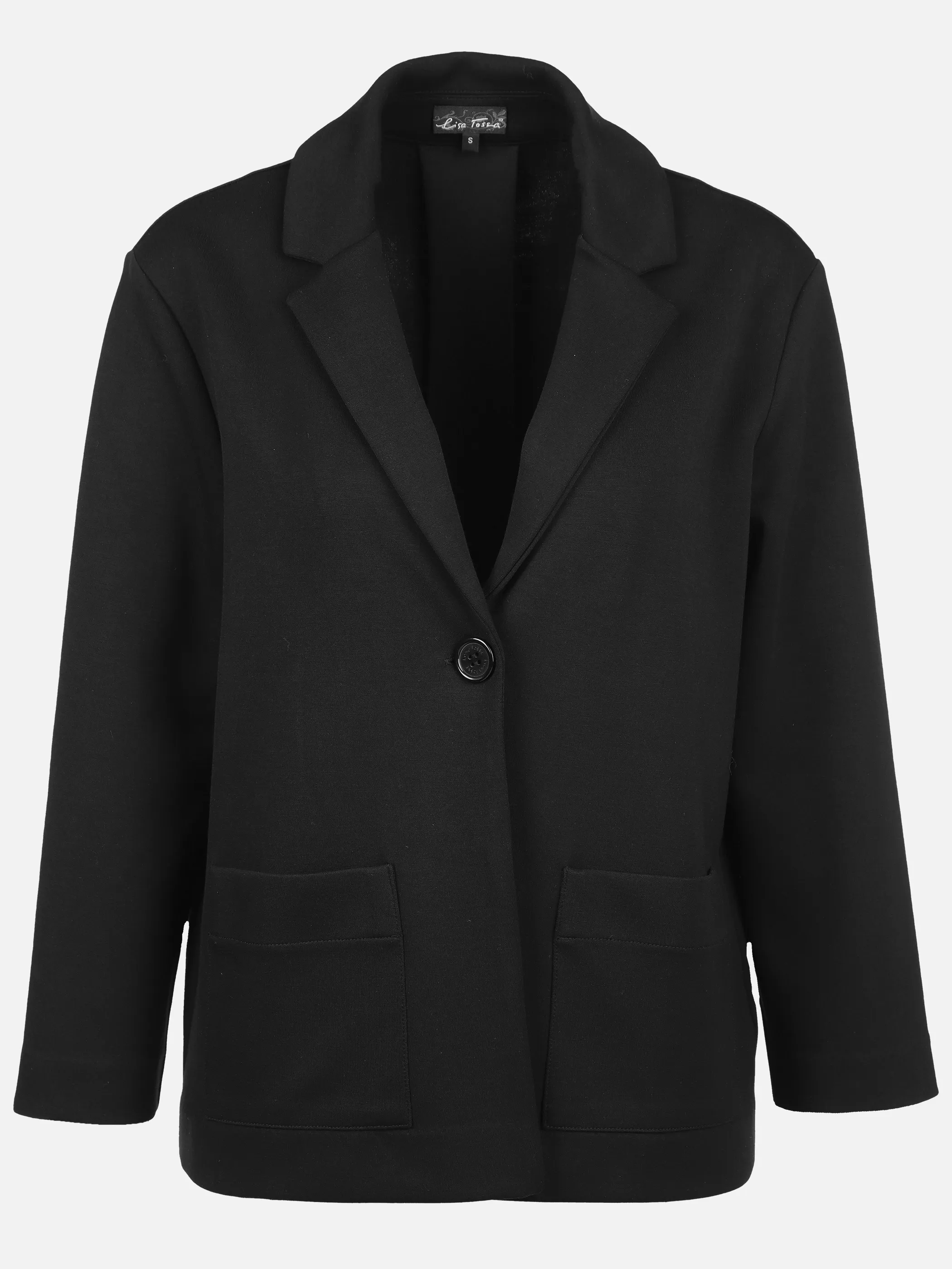 Lisa Tossa Da-Blazer m. Knopf Schwarz 906617 BLACK 1 Lisa Tossa Da-Blazer m. Knopf Schwarz 906617 BLACK 1