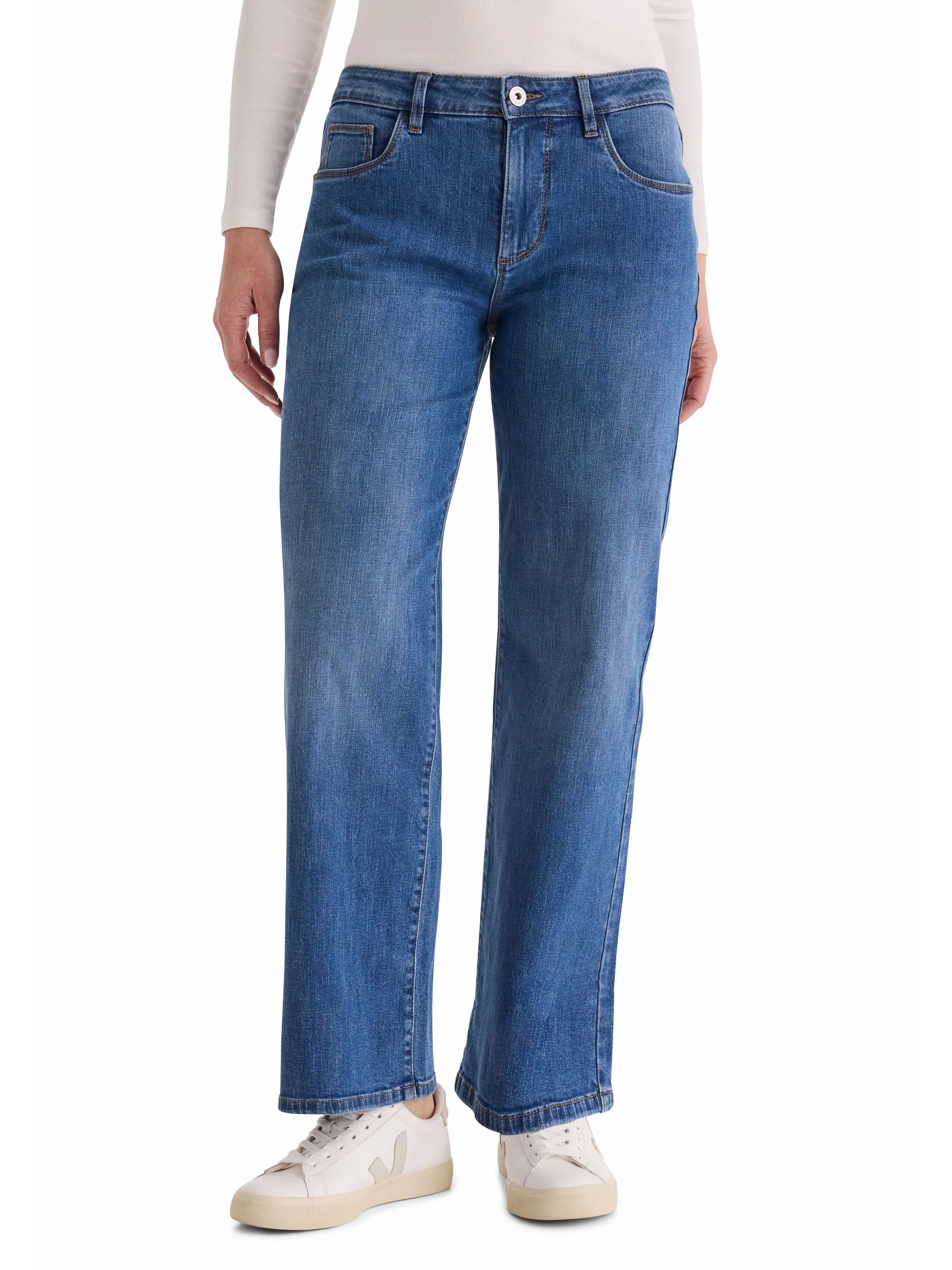 Stooker DOB 22400090007225 Da. Hosen lang, Blau 936923 7225 1