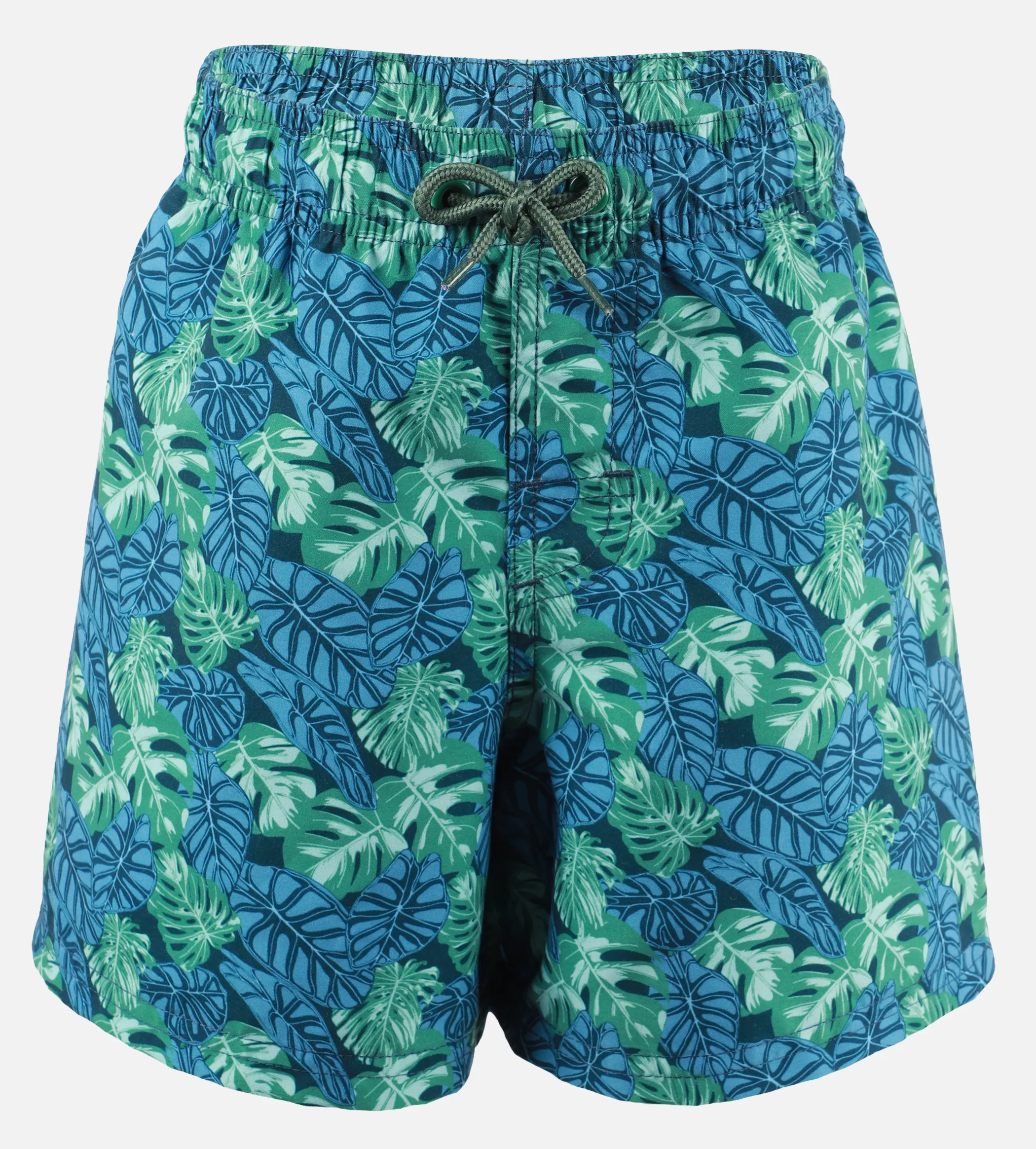 Grinario Sports MB-Badeshorts, AOP green leaves Grün 923168 GREEN LEA 1