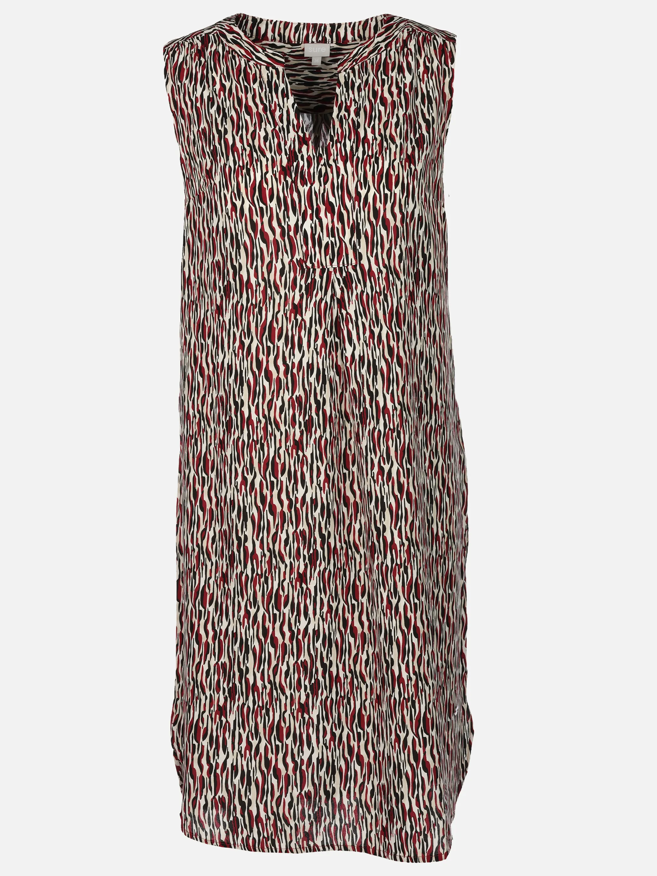 Sure Da-Kleid m. Print Rot 922819 BORDEAUX 1