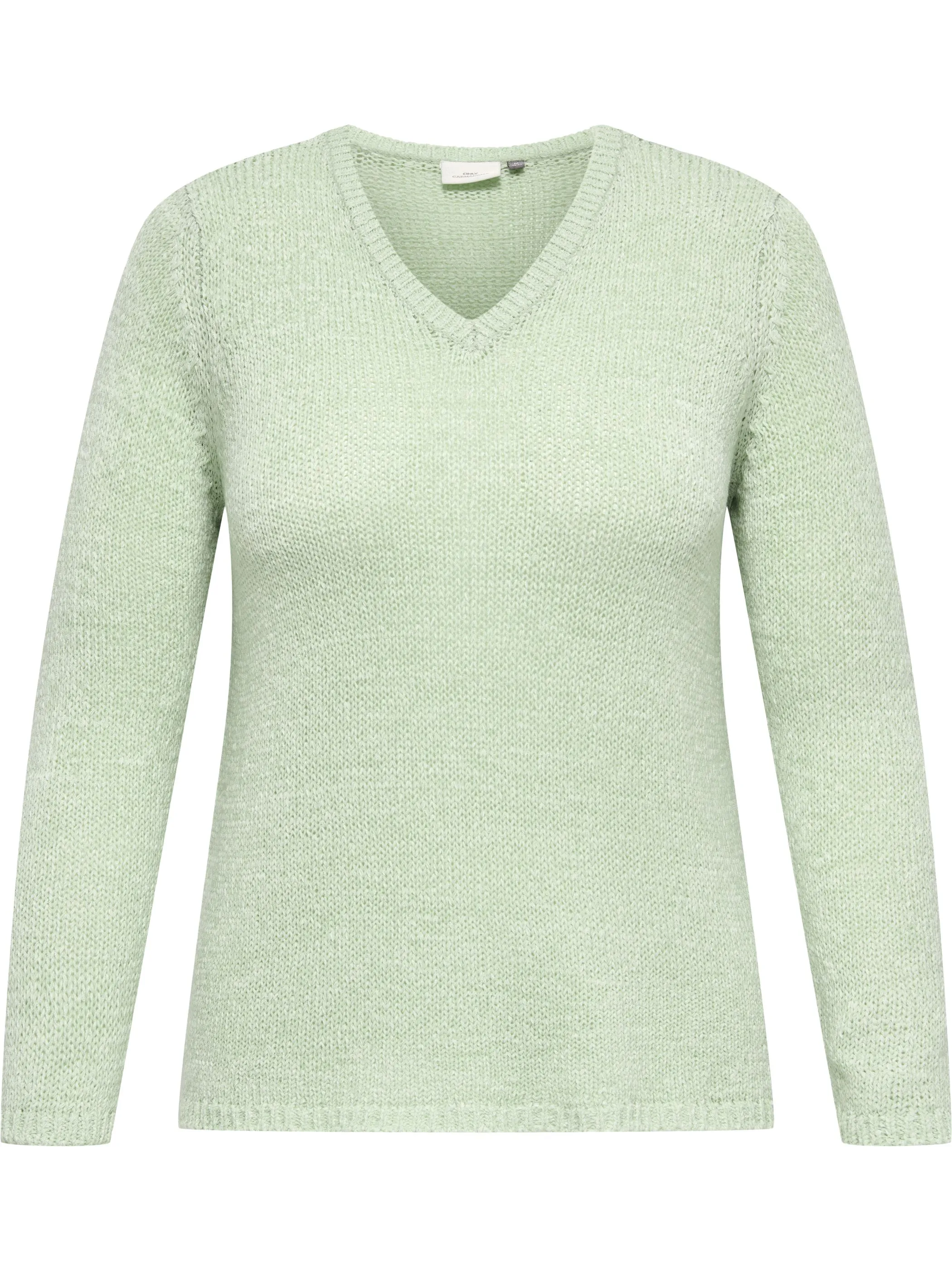Only Carmakoma 15352725 CARGEENA L/S V-NECK K Grün 913103 237575 1