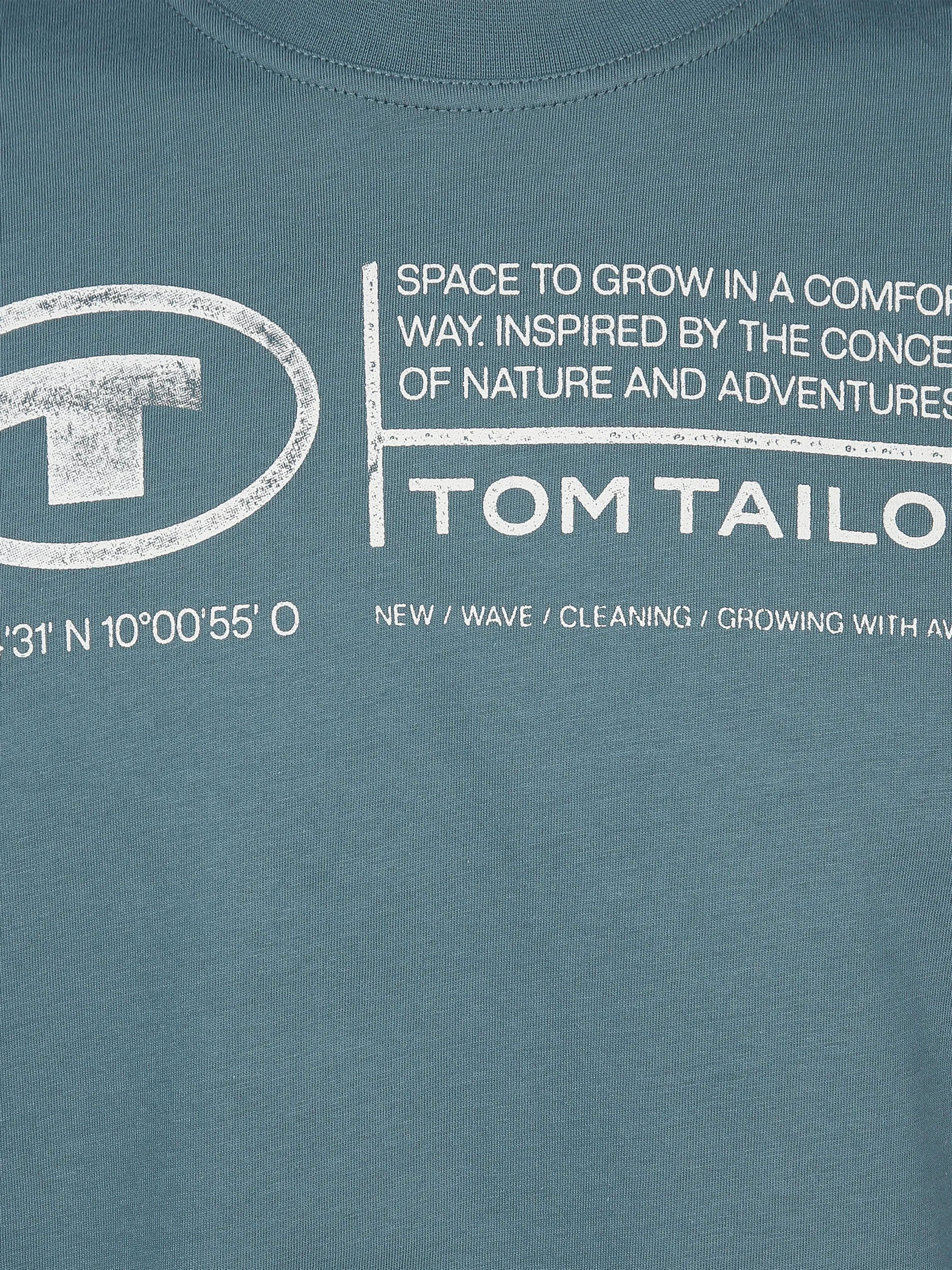 Tom Tailor 1035611 NOS printed crewneck t-shirt Grün 874939 30105 3