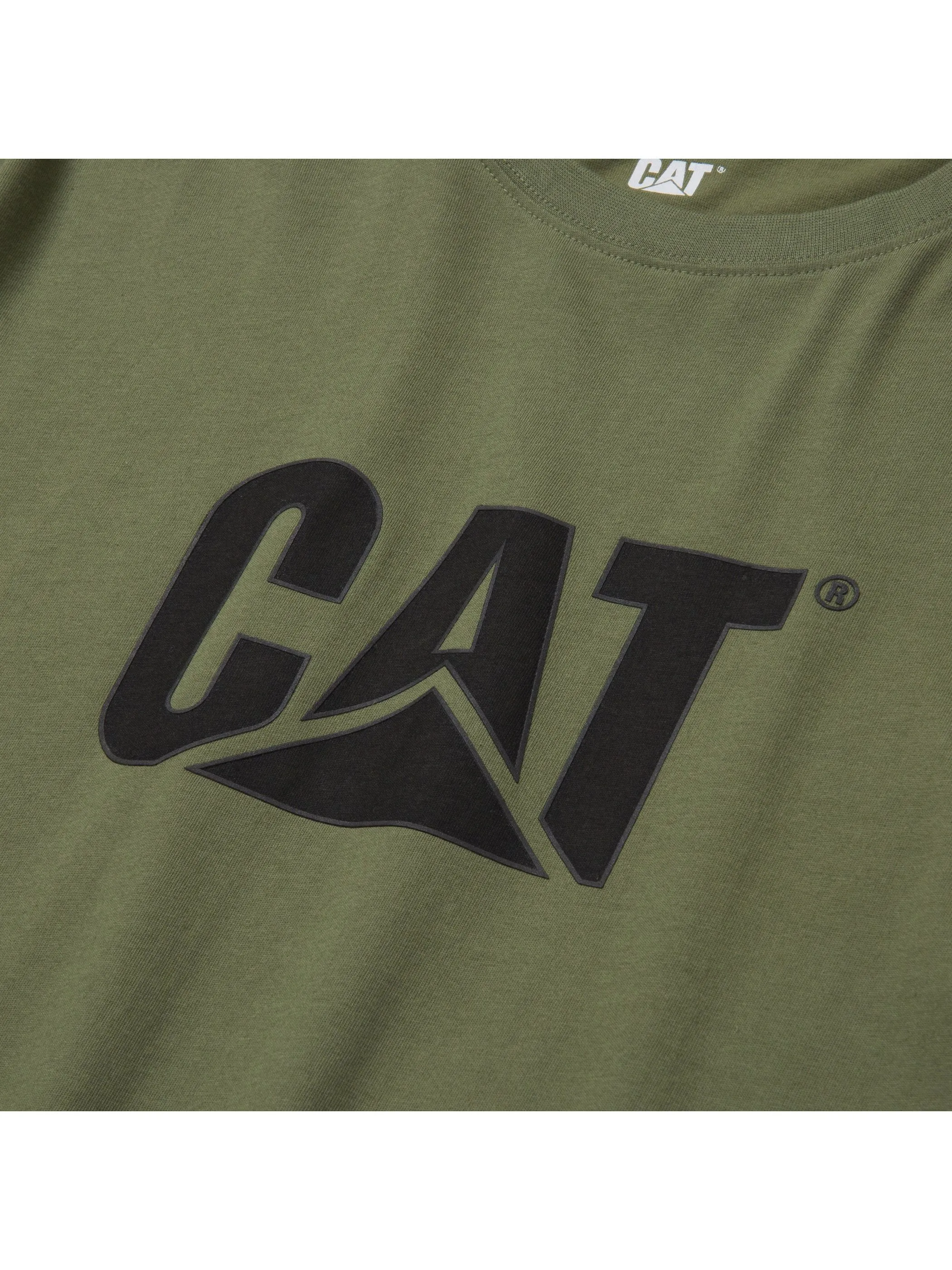 CAT TM LOGO TEE Grün 928110 12369 2